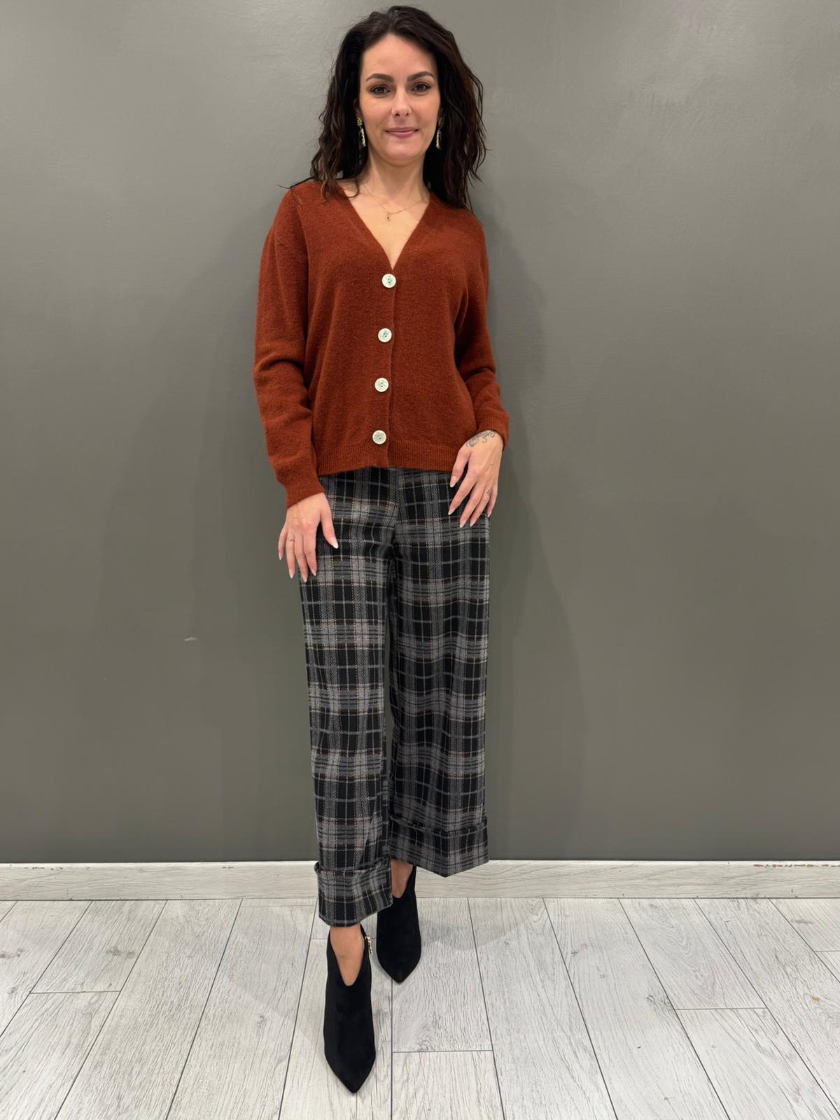 Pantalone tartan 19318THQ GR REBECCA 