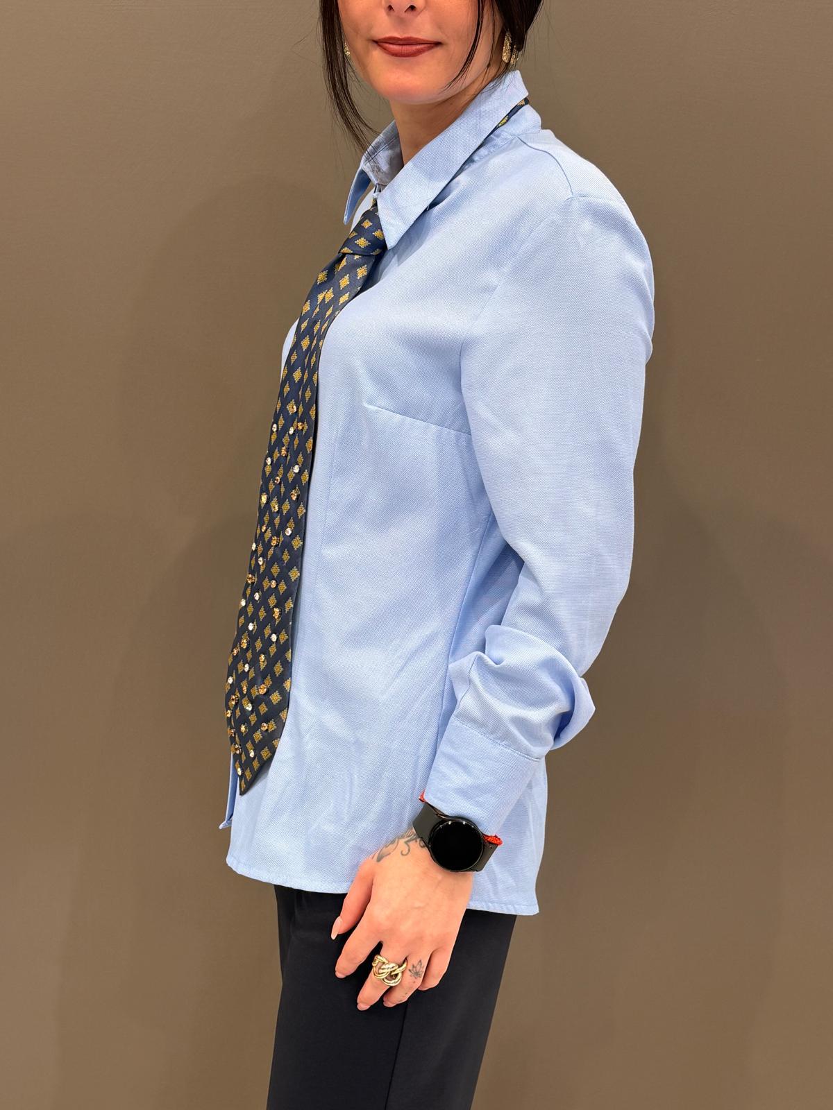 Camicia misto cotone EC649 CE CRISTINA GAVIOLI 