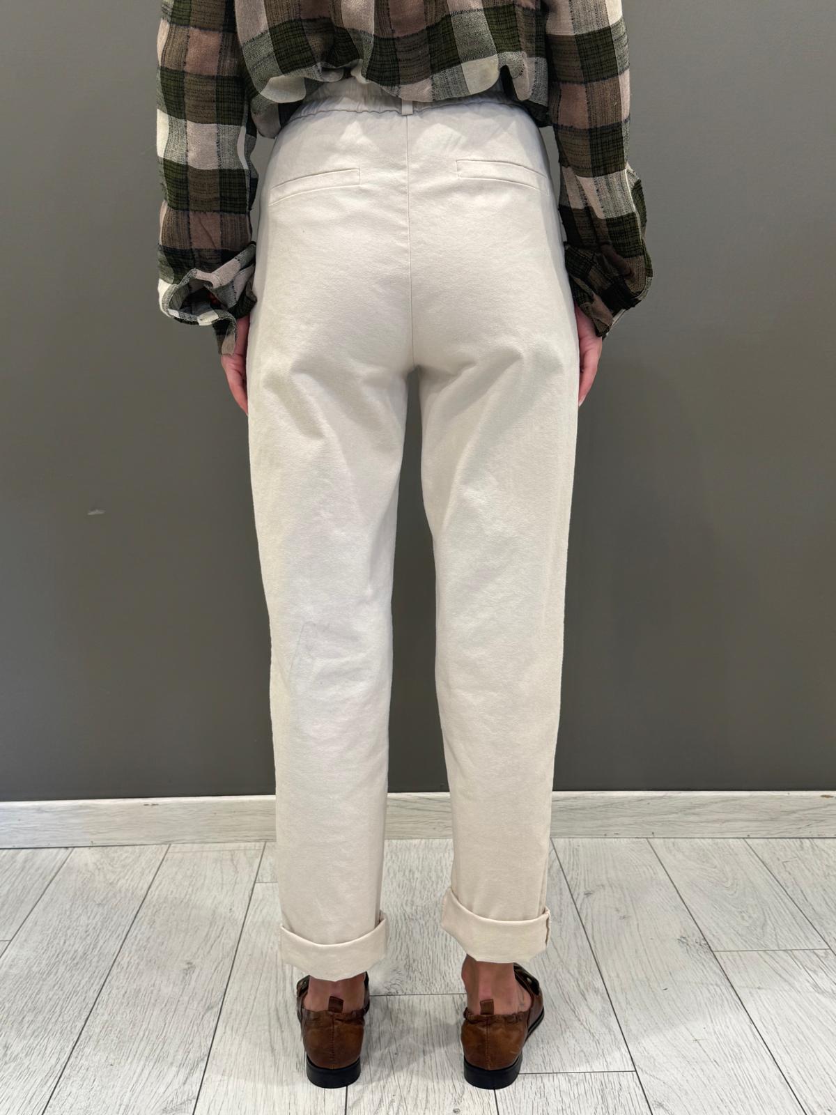 Pantalone gabardina lavata con pinces CP26-61 GE REALI 