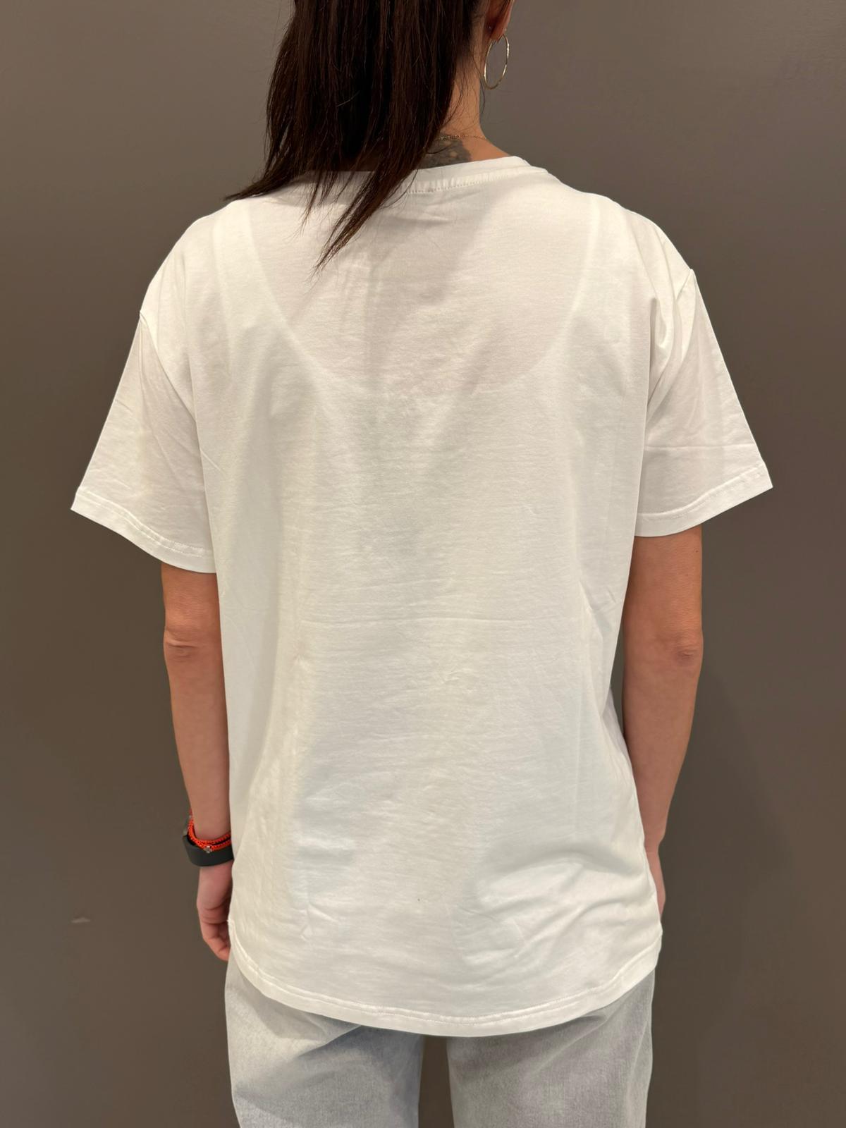 T-shirt stampa FF67474 ASS CRISTINA GAVIOLI 