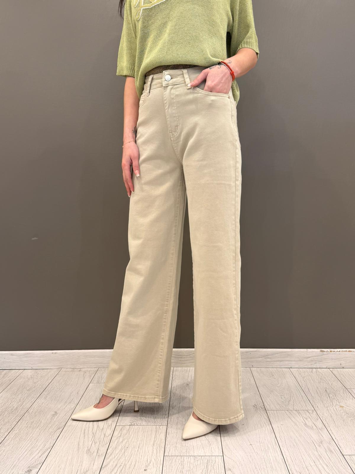 Pantaloni denim color HD32444 SA CRISTINA GAVIOLI 