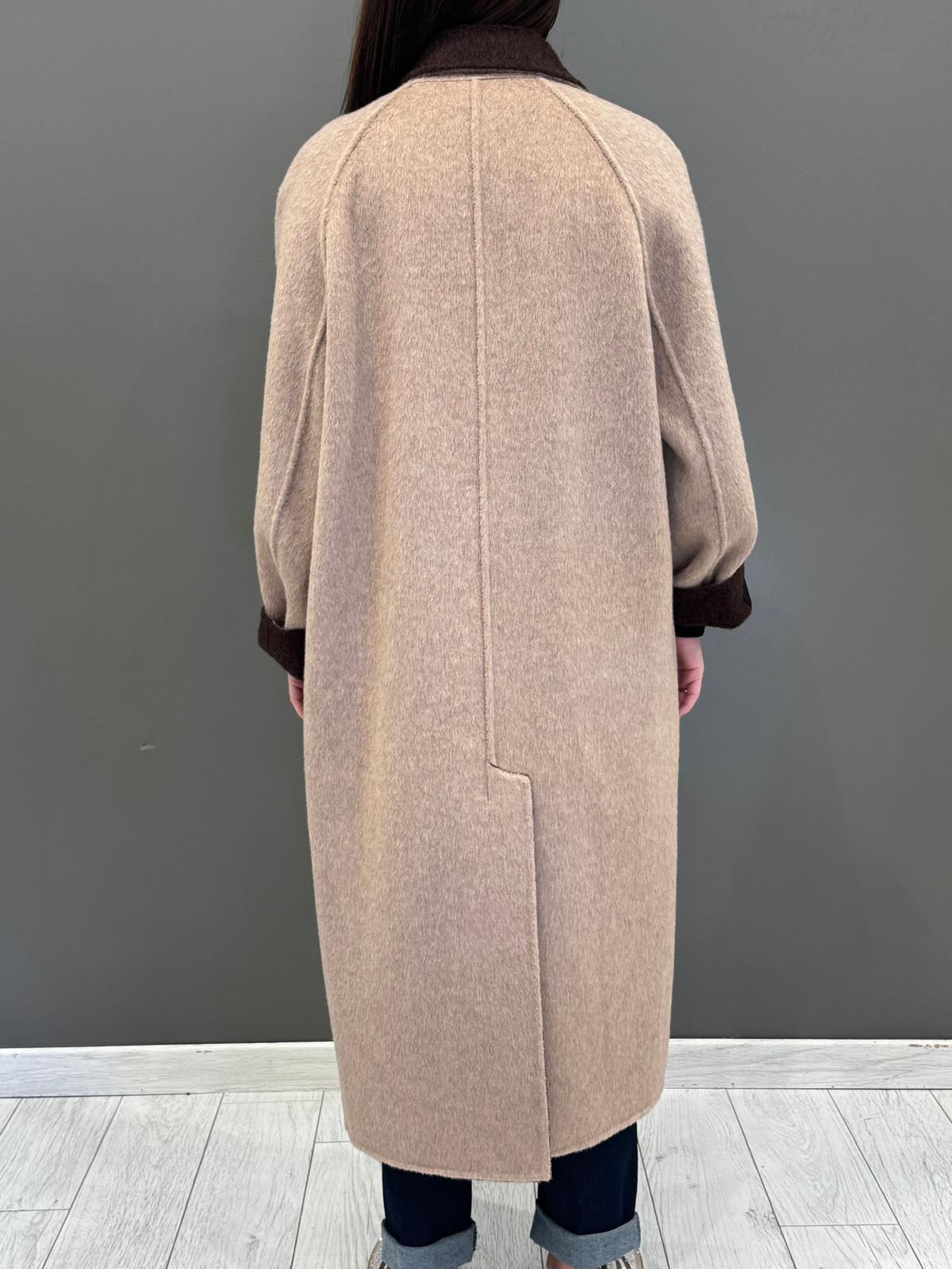 Cappotto double lana 25632 V3 WU'SIDE 