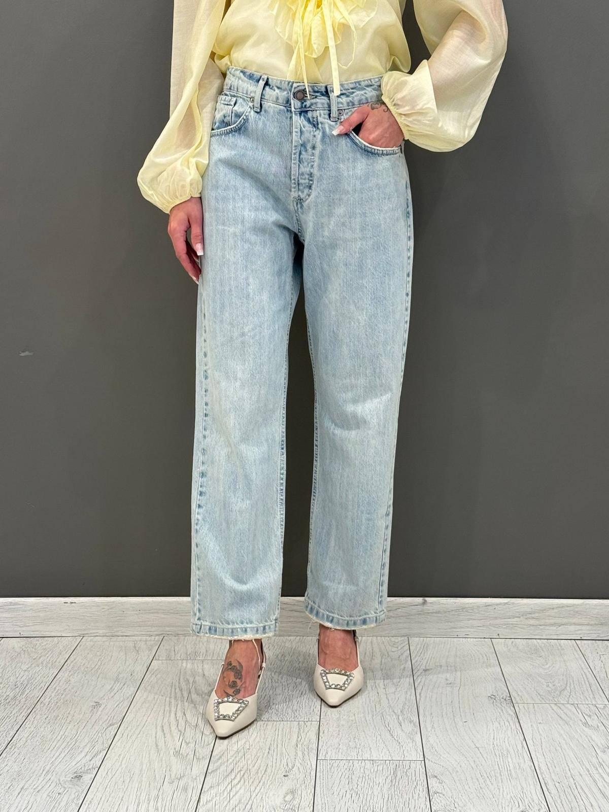 pantalone denim chiaro BL168/528P 012 CRISTINA GAVIOLI 