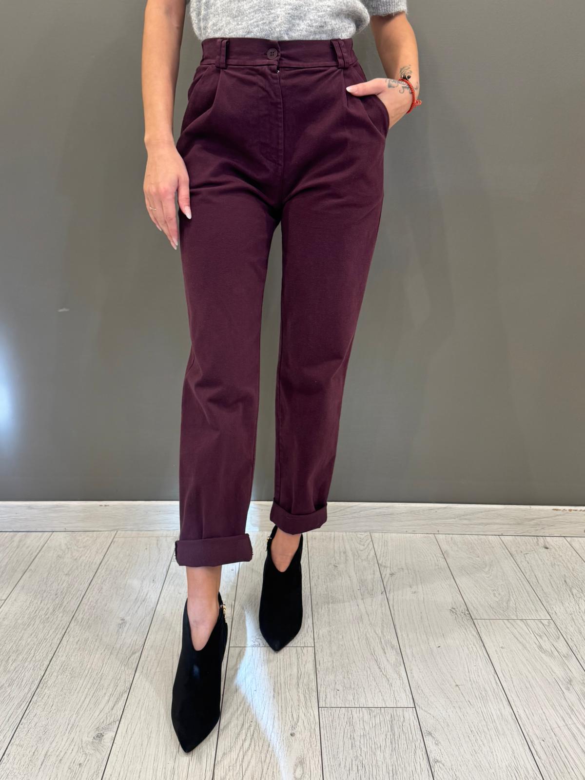 Pantalone gabardina lavata con pinces CP26-61 BO REALI 