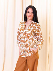 Camicia in Mussola di Cotone stampata ACCOLTO 002 EMME MARELLA 
