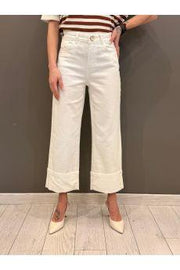 pantaloni con risvolto JECO264 BU CRISTINA GAVIOLI 