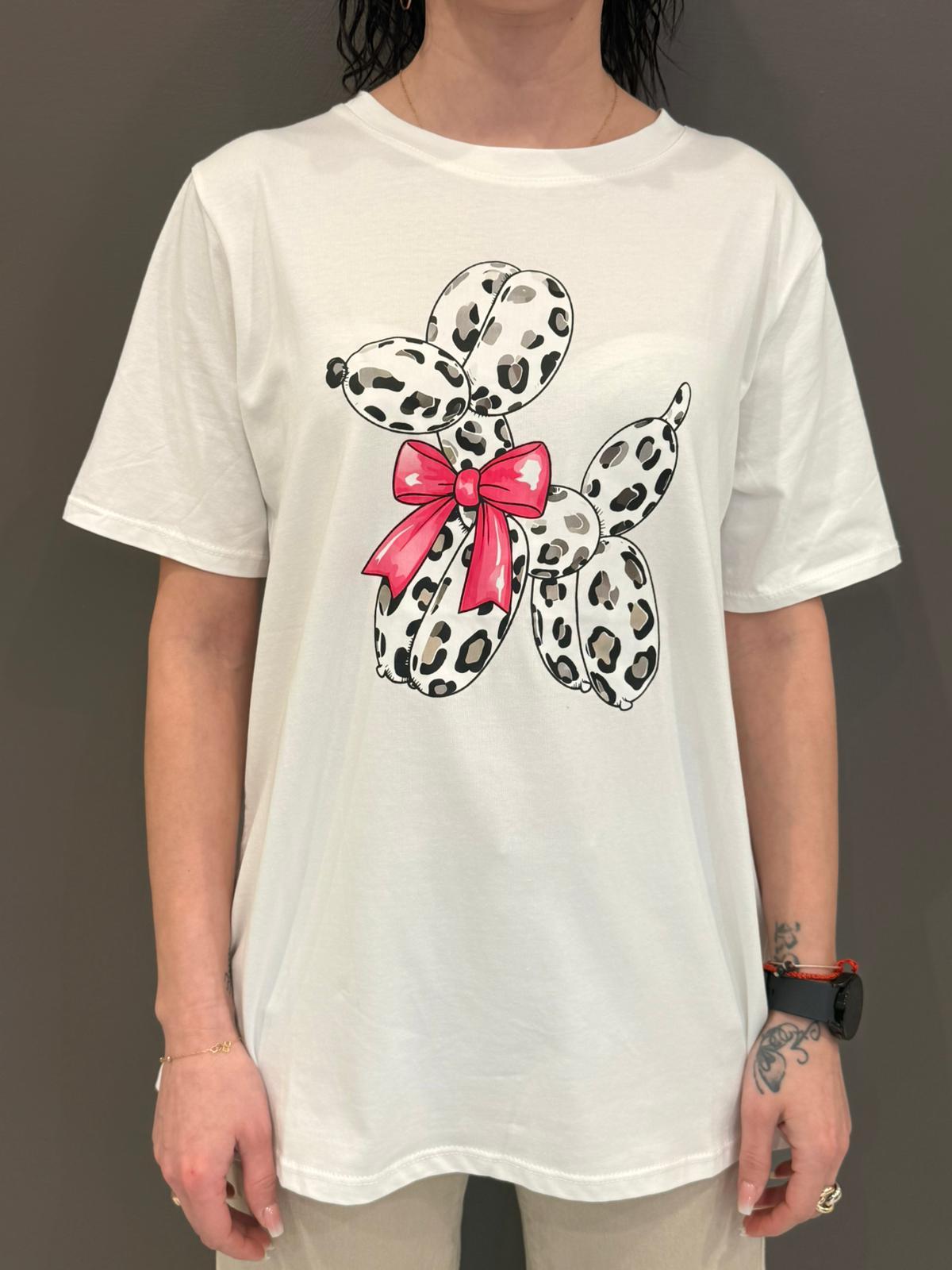 T-shirt con stampa 26189TH BI CRISTINA GAVIOLI 