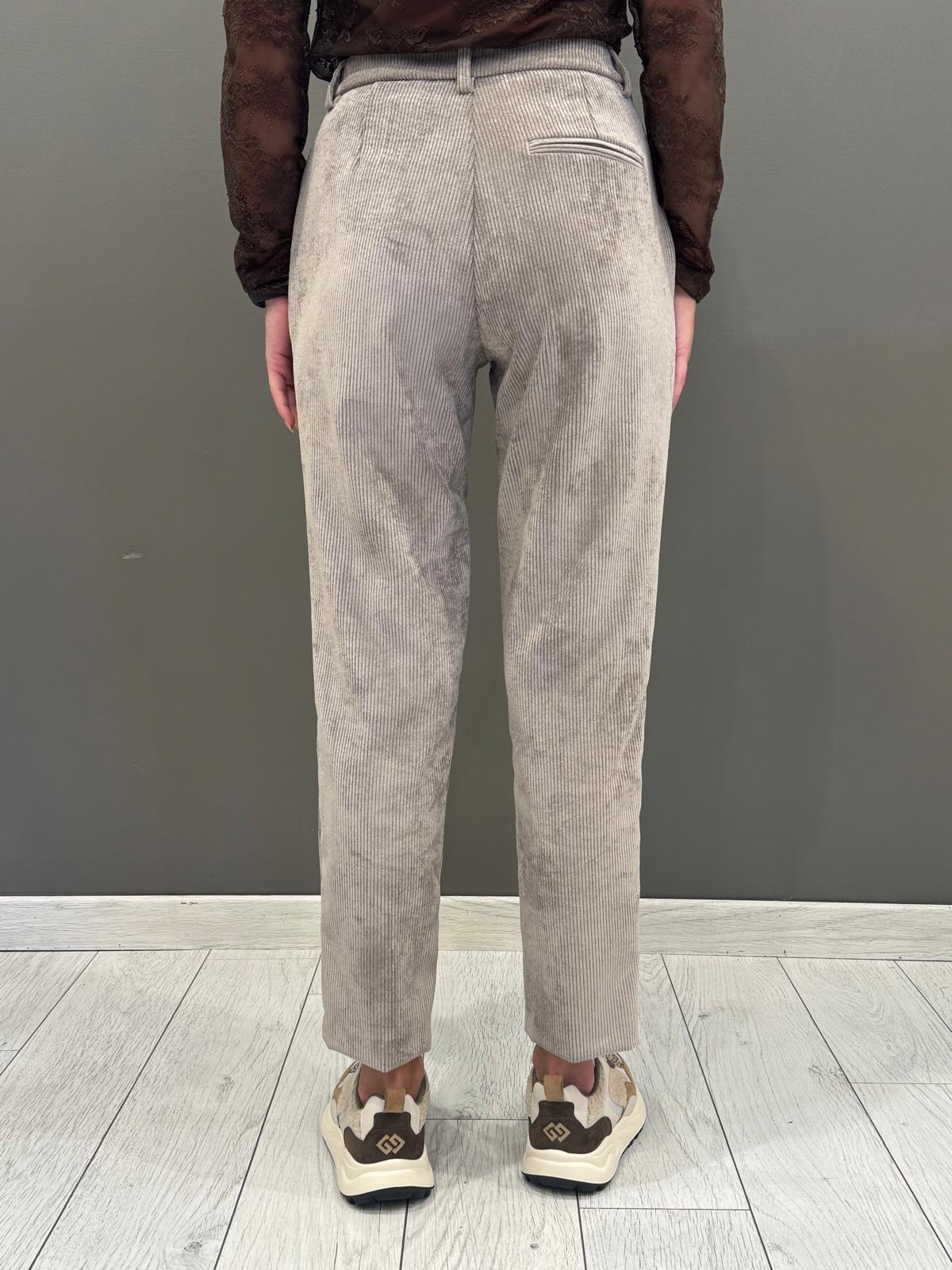 tailleur monopetto velluto a coste 20413 BE CRISTINA GAVIOLI 