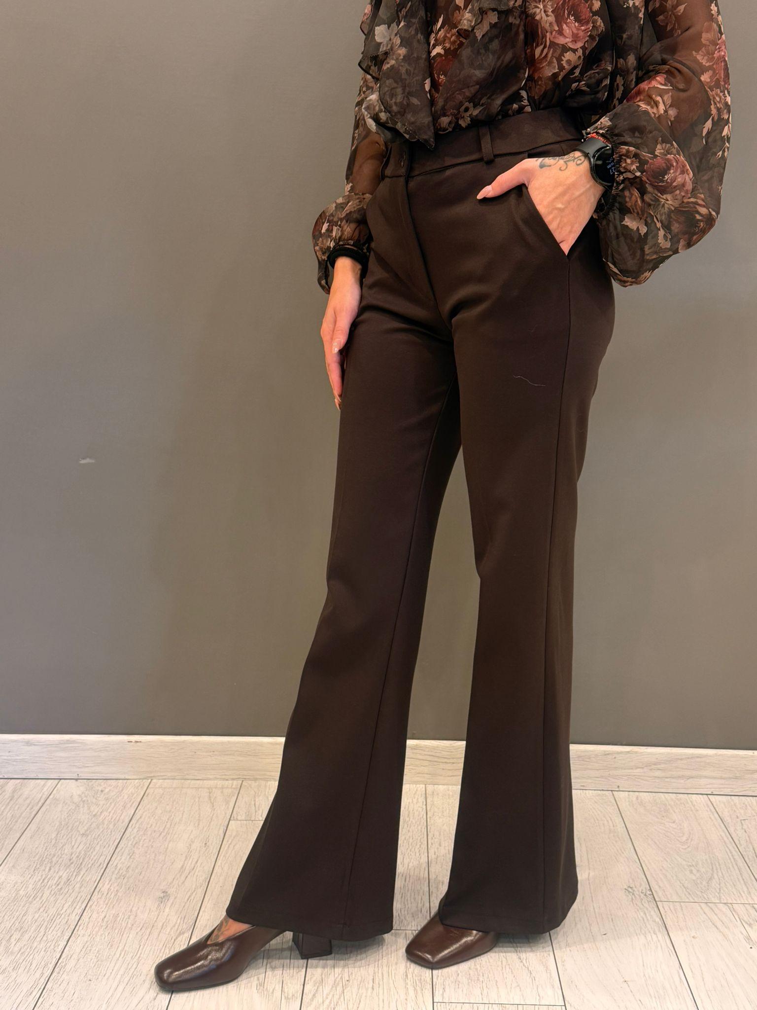 Pantaloni in jersey flare CP25-59 MO REALI 