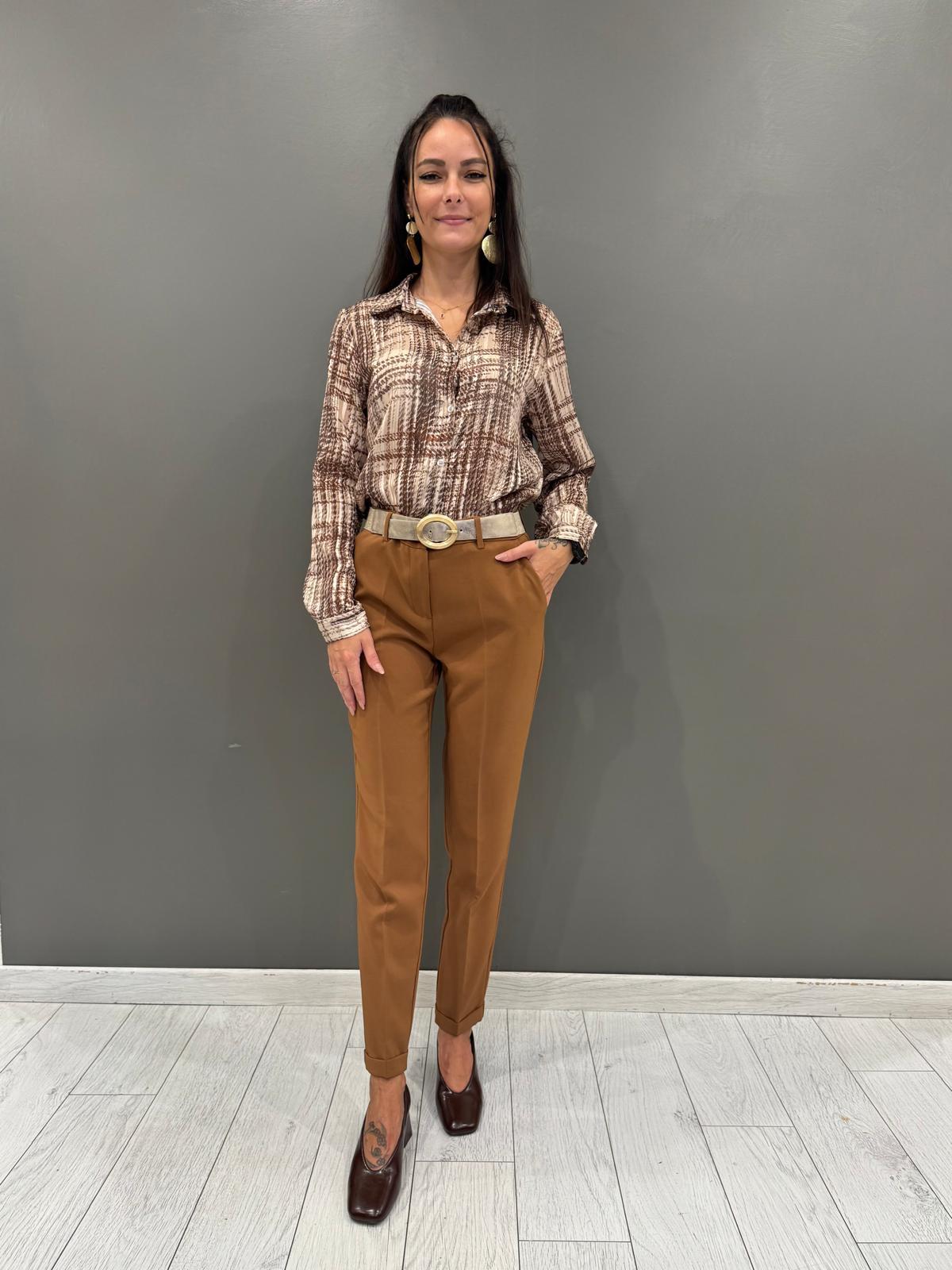 pantalone dritto EC2143T976 SI CRISTINA GAVIOLI 