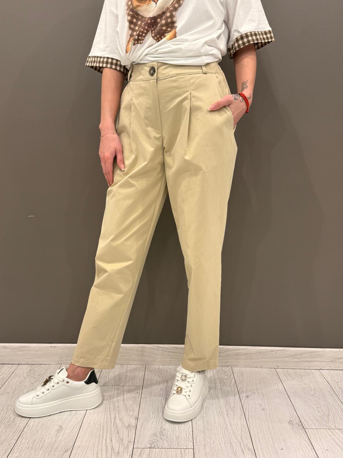 Pantalone chino con pinces AD2686 SA REALI 