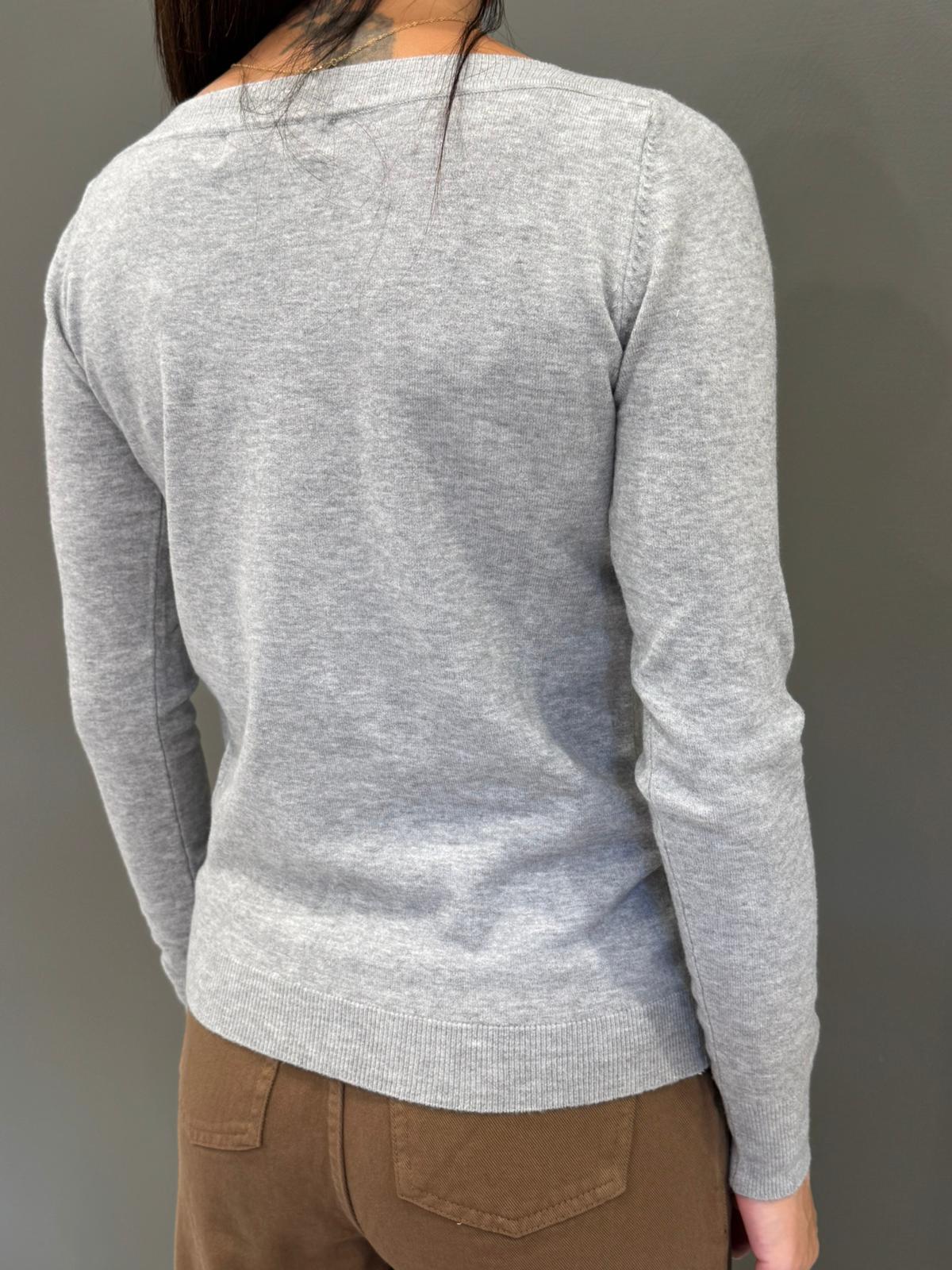 Maglia scollo a barca in viscosa e lana 20002 GR CRISTINA GAVIOLI 