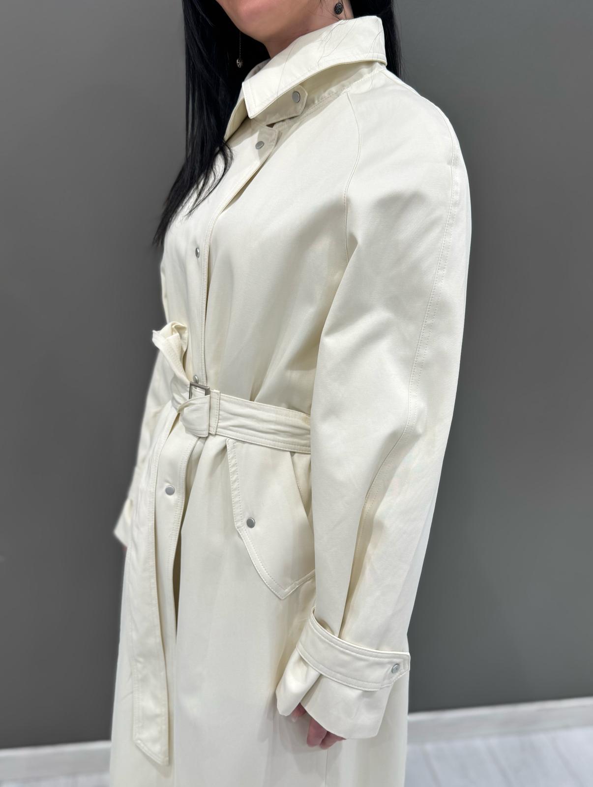 trench coat lungo YE1SC065 BU CRISTINA GAVIOLI 