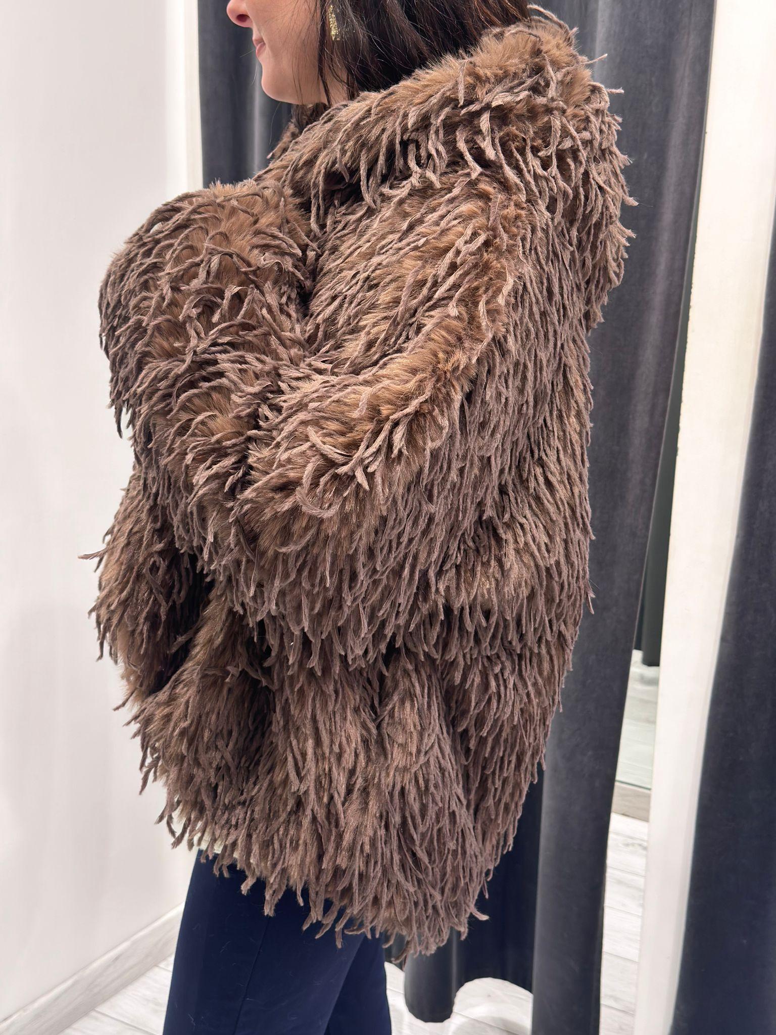 Pelliccia struzzo WYH7220 MO CRISTINA GAVIOLI 