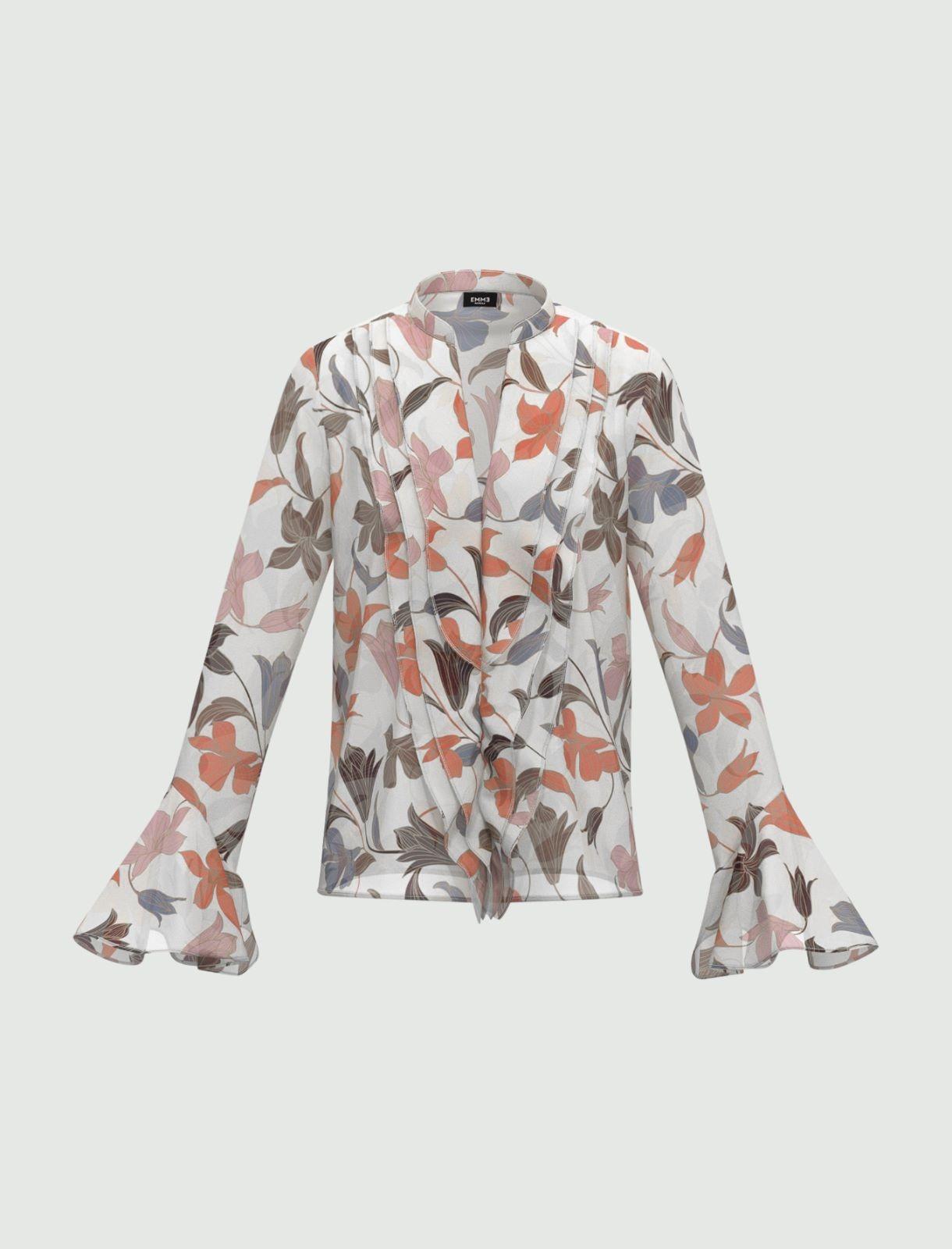 Camicia Georgette in stampa fantasia MEDEOLA 004 EMME MARELLA 