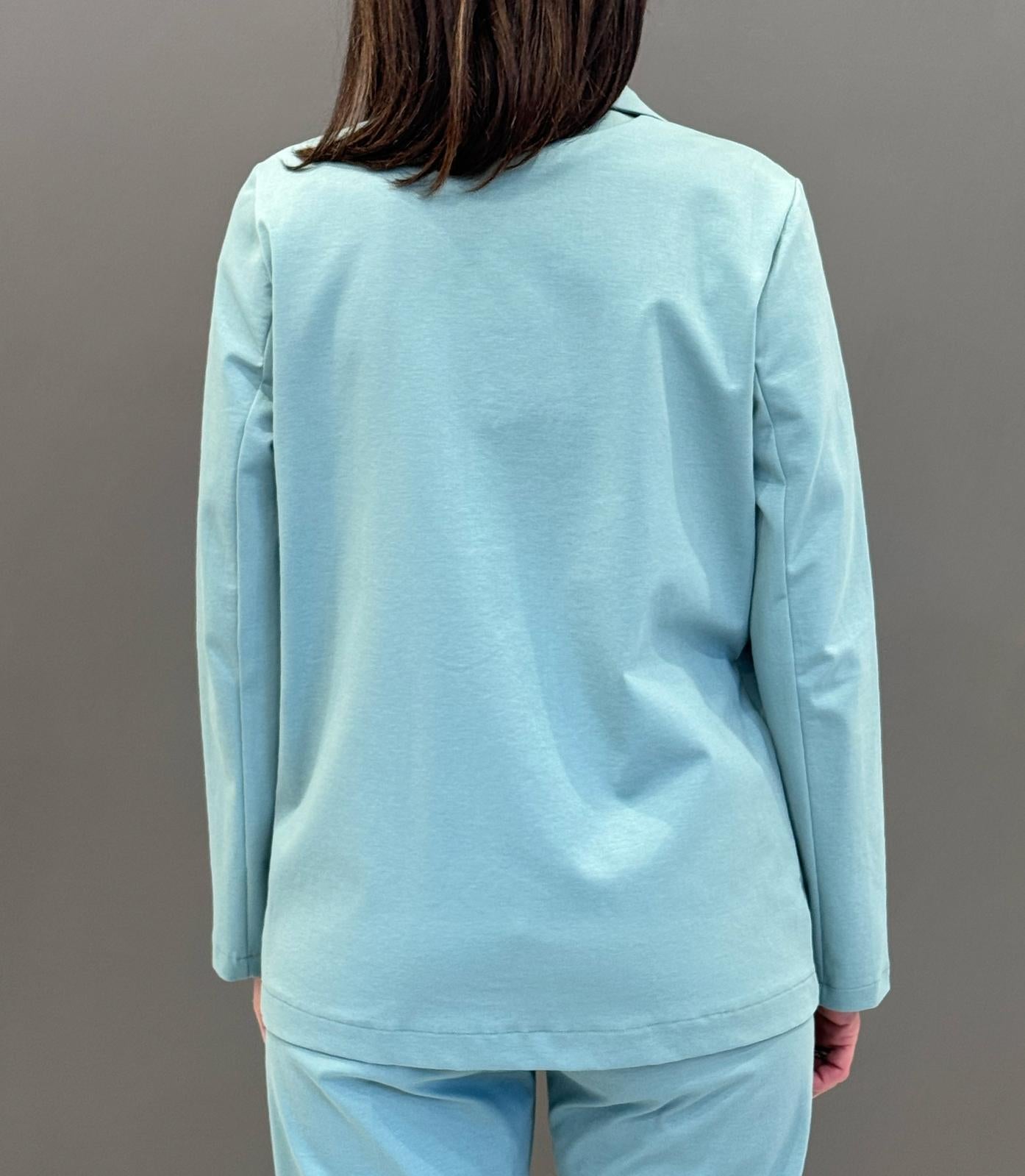 giacca jersey dritta