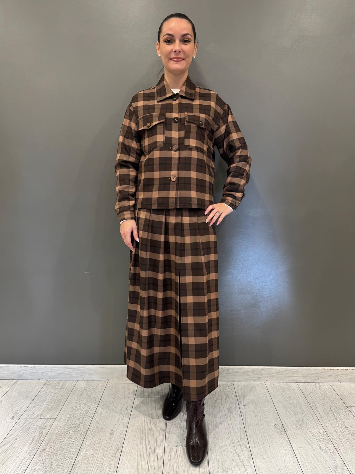 giacca tartan GC215Q MO REBECCA 