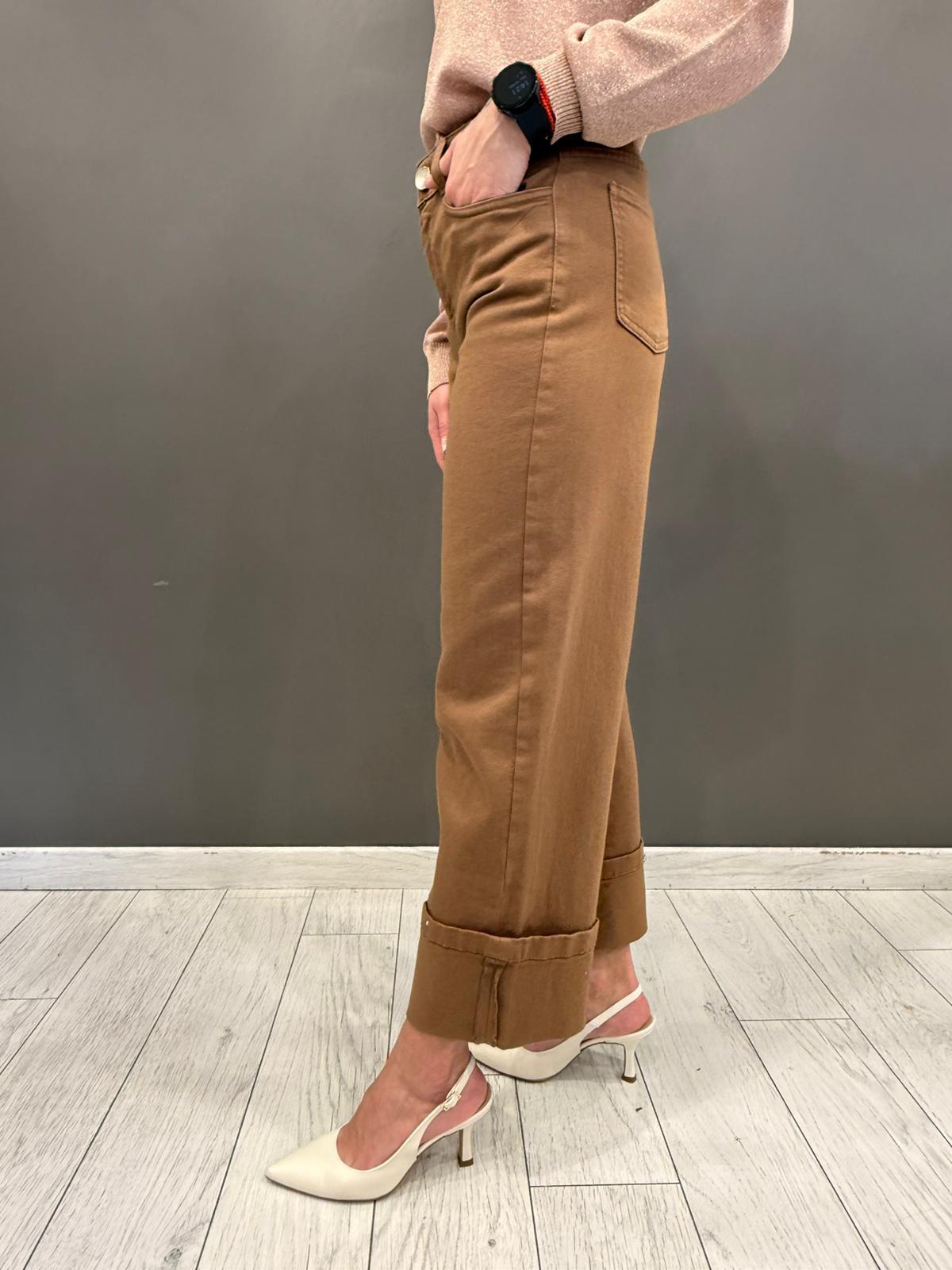 pantaloni con risvolto JECO264 TA CRISTINA GAVIOLI 