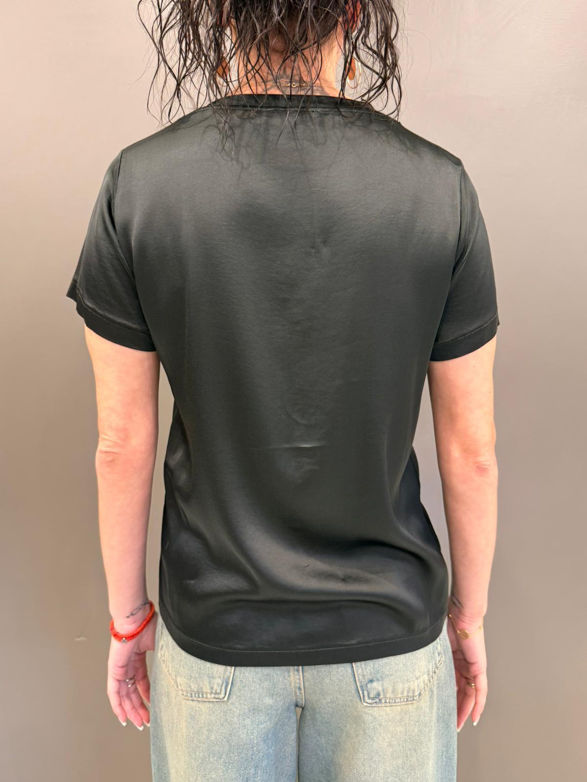 Casacca elasticizzata viscosa FA535B NE CRISTINA GAVIOLI 