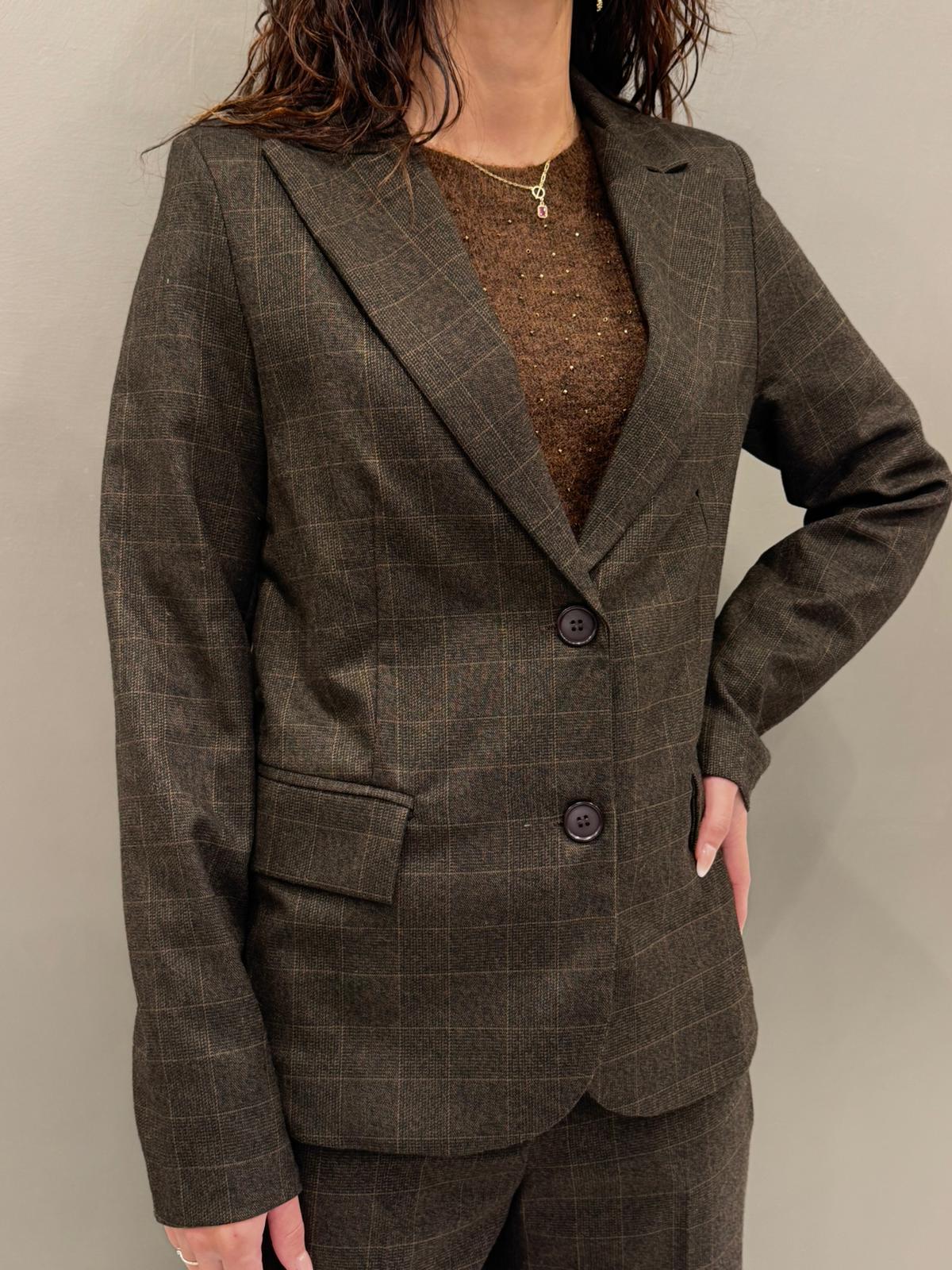 Giacca monopetto microquadro CG20-24Q MO REALI 