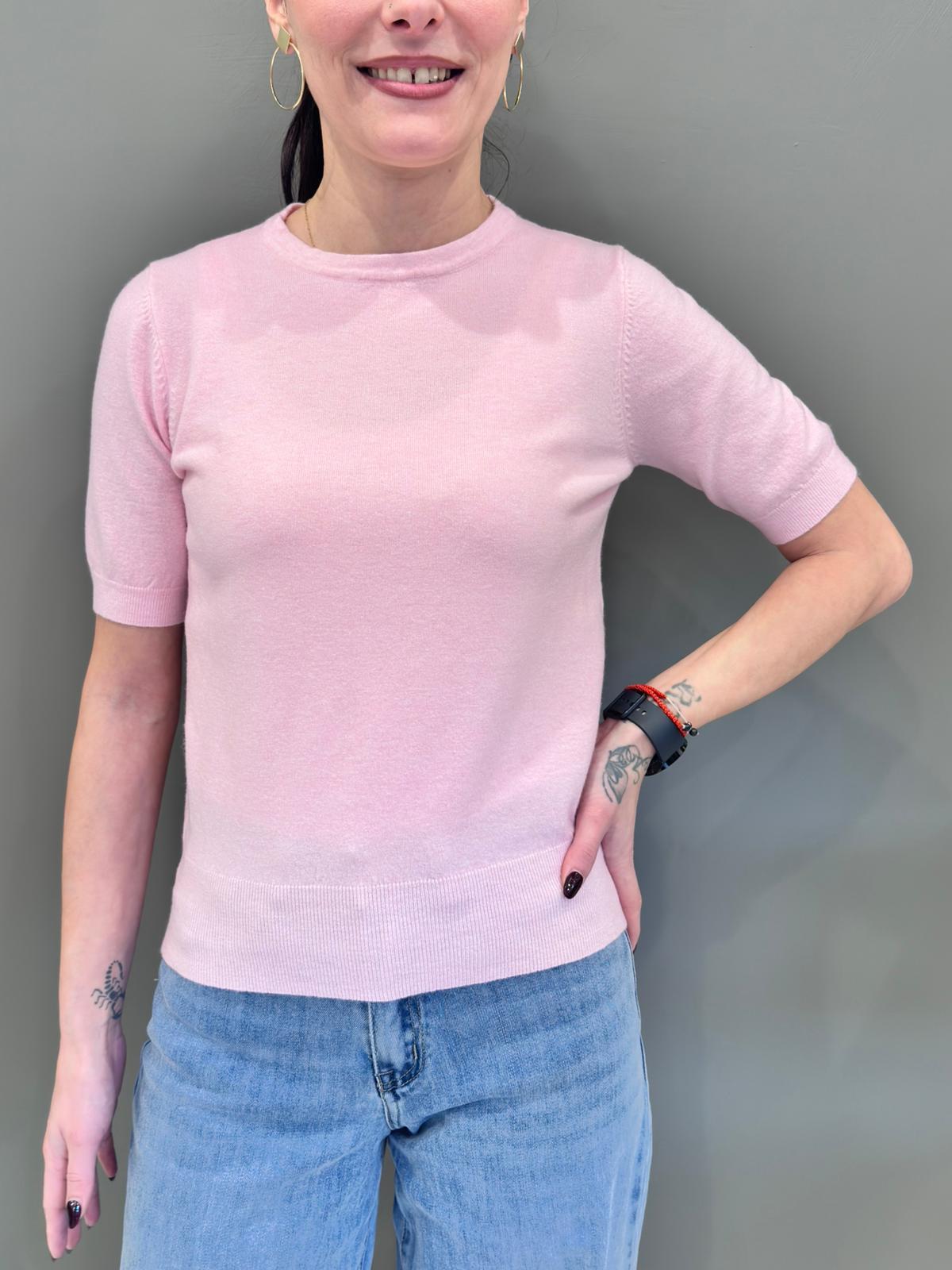 Maglia girocollo manica corta JN0789 RC REBECCA 