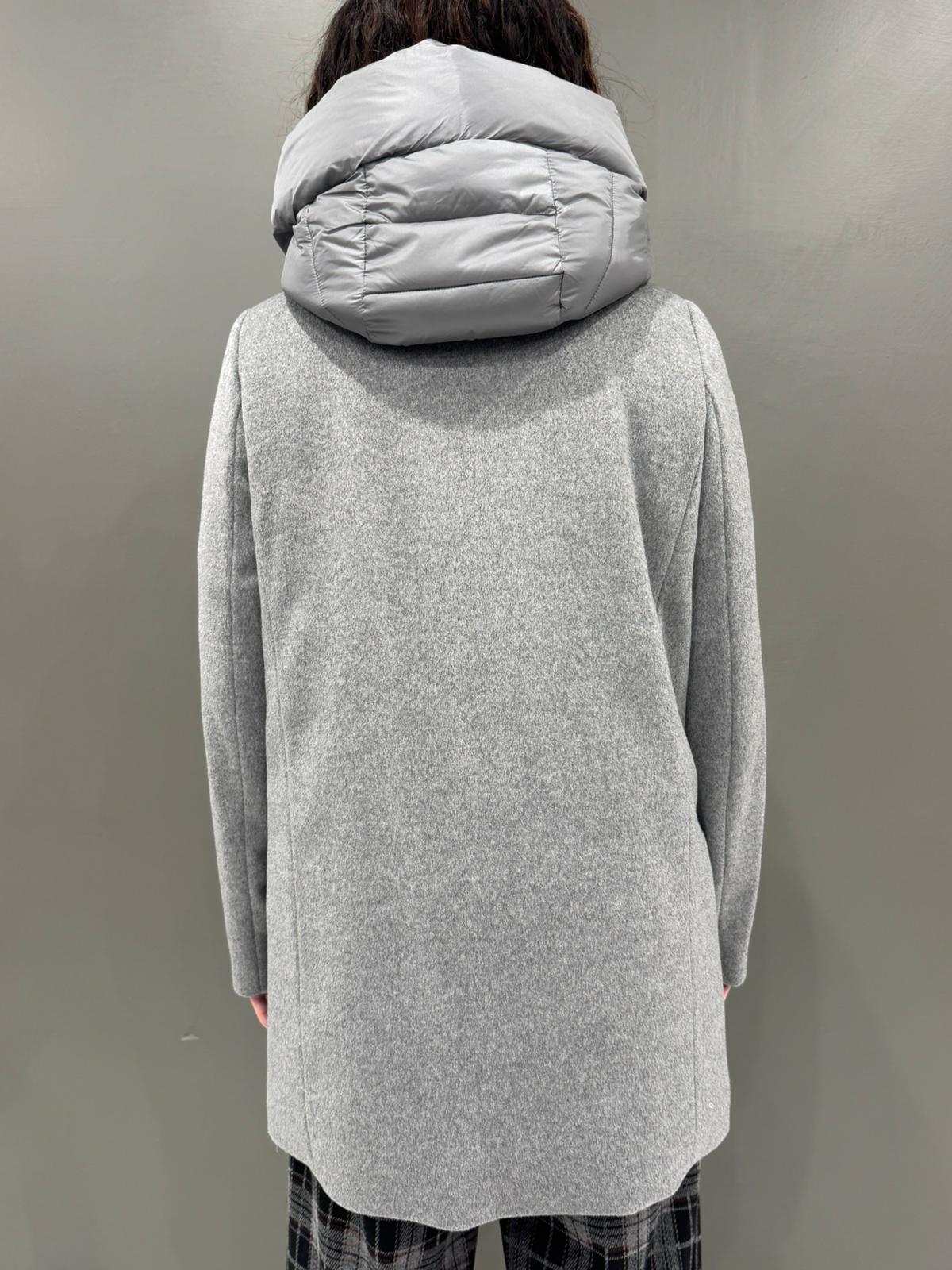Cappotto con zip e pettorina imbottita 20352 GR CRISTINA GAVIOLI 