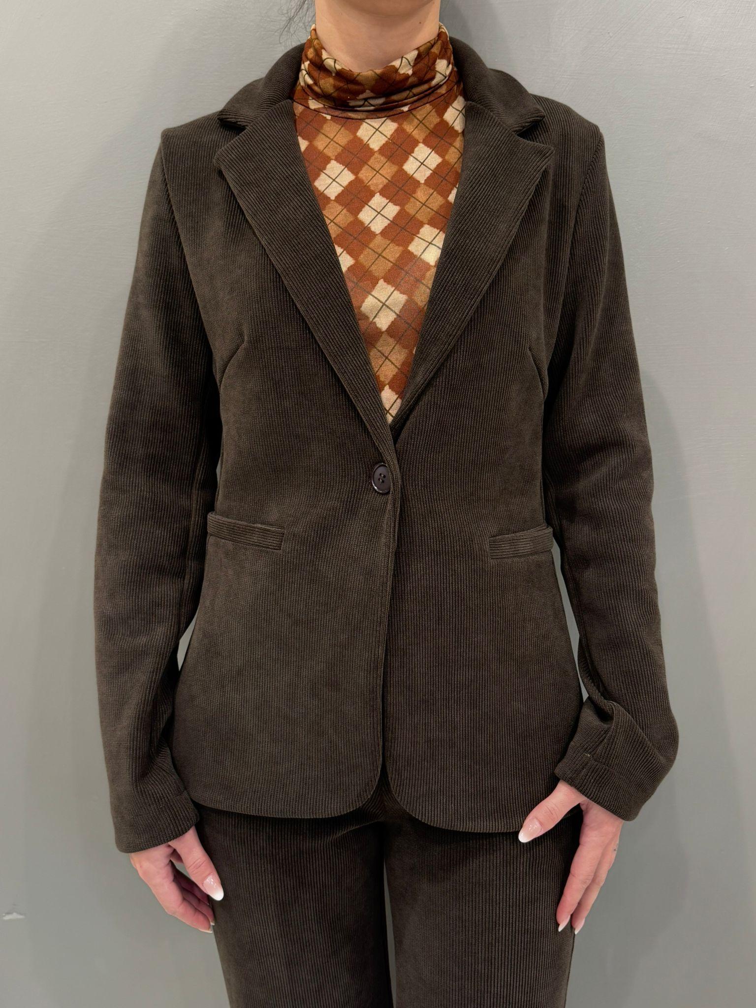 Giacca in velluto<BR/><BR/><BR/><BR/><BR/><BR/><BR/><BR/><BR/> CG25-77V MO REALI 