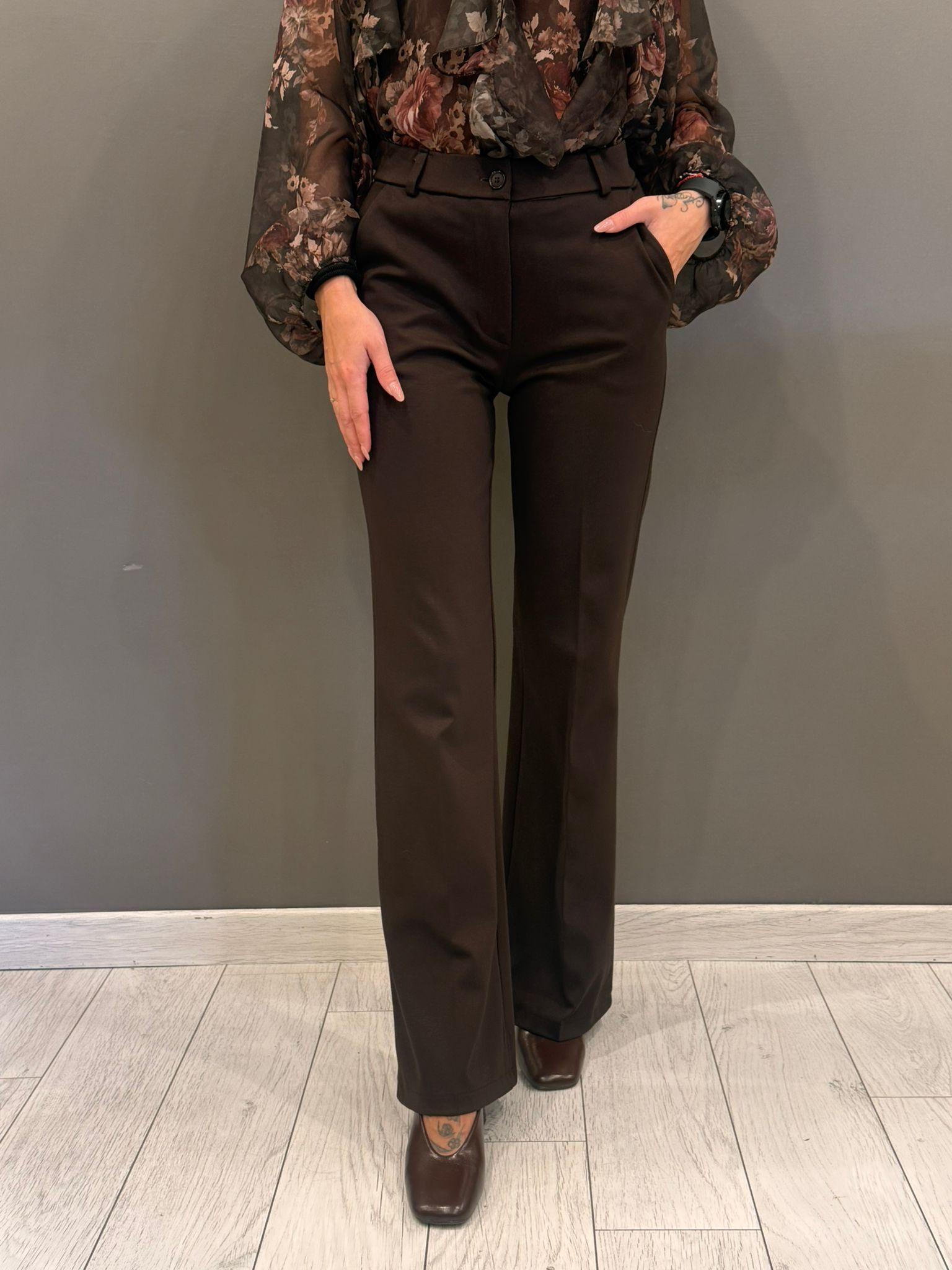 Pantaloni in jersey flare CP25-59 MO REALI 