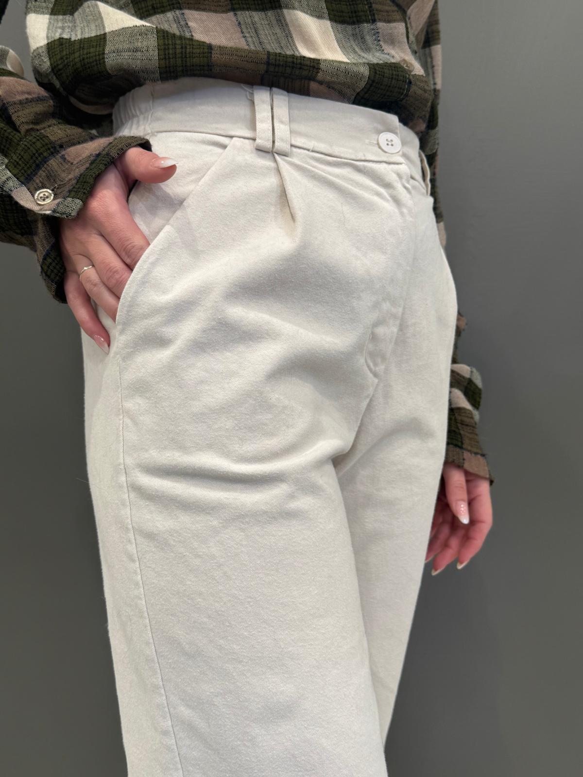 Pantalone gabardina lavata con pinces CP26-61 GE REALI 