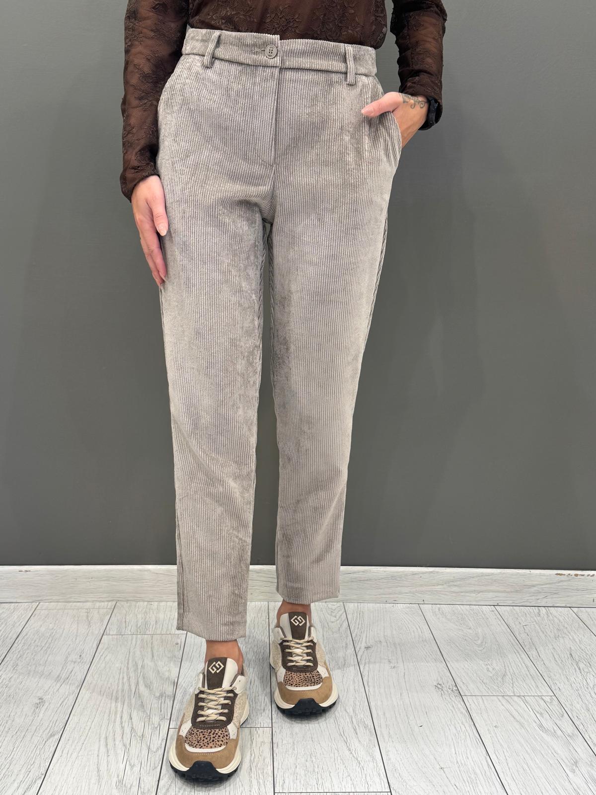 tailleur monopetto velluto a coste 20413 BE CRISTINA GAVIOLI 