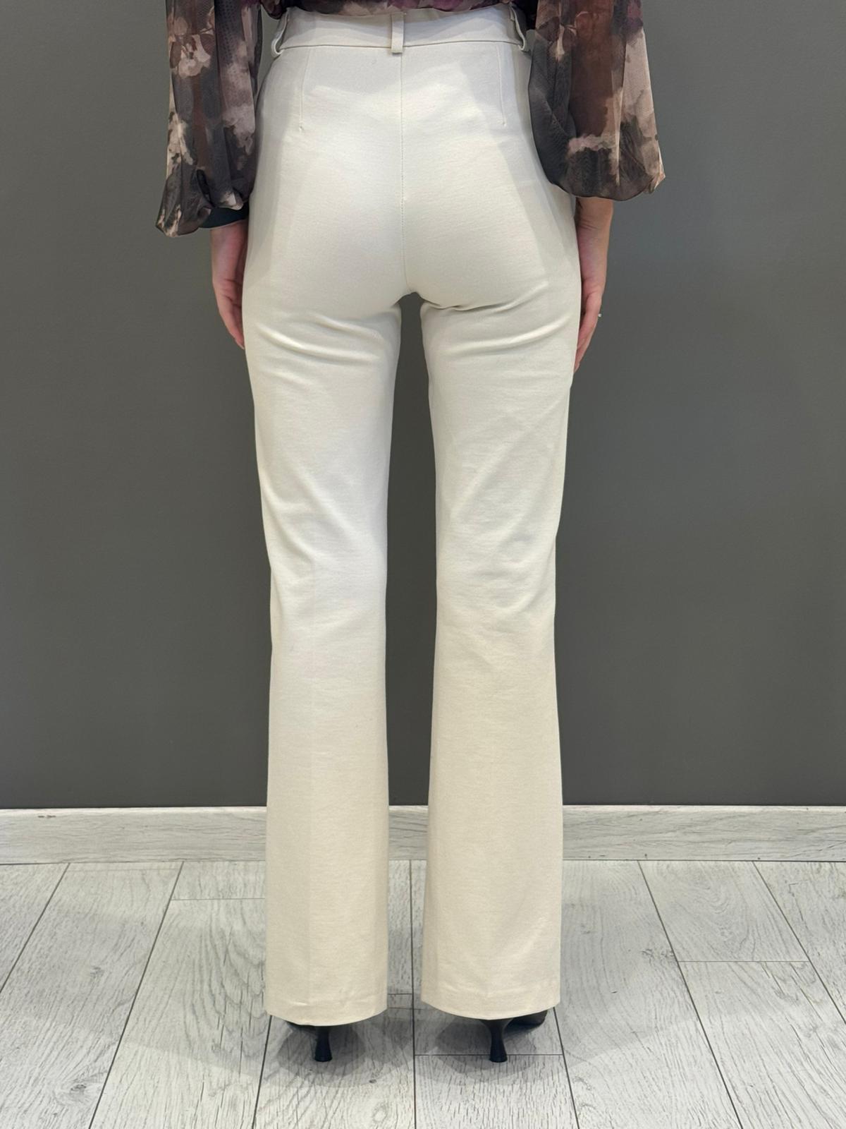 Pantaloni in jersey flare CP25-59 BU REALI 