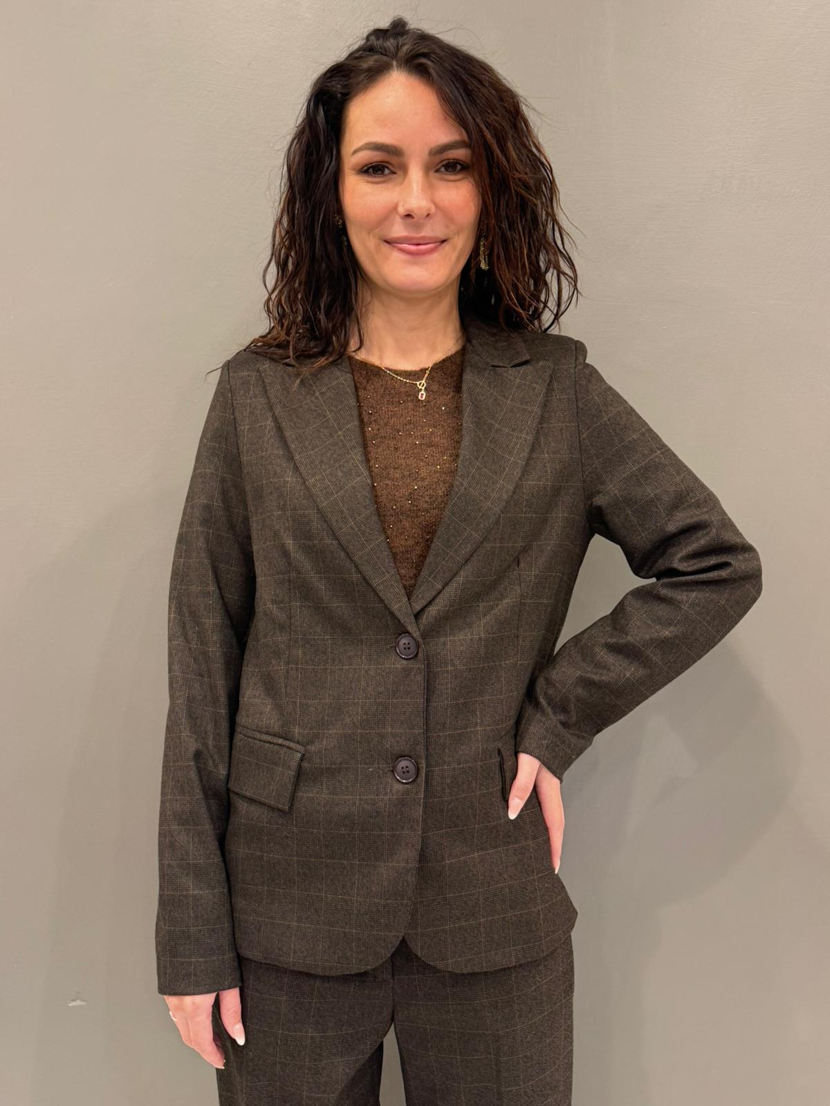 Giacca monopetto microquadro CG20-24Q MO REALI 