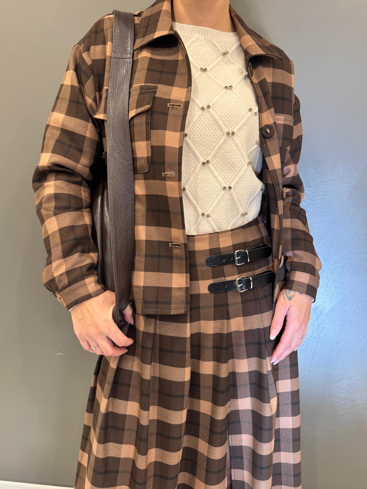 giacca tartan GC215Q MO REBECCA 