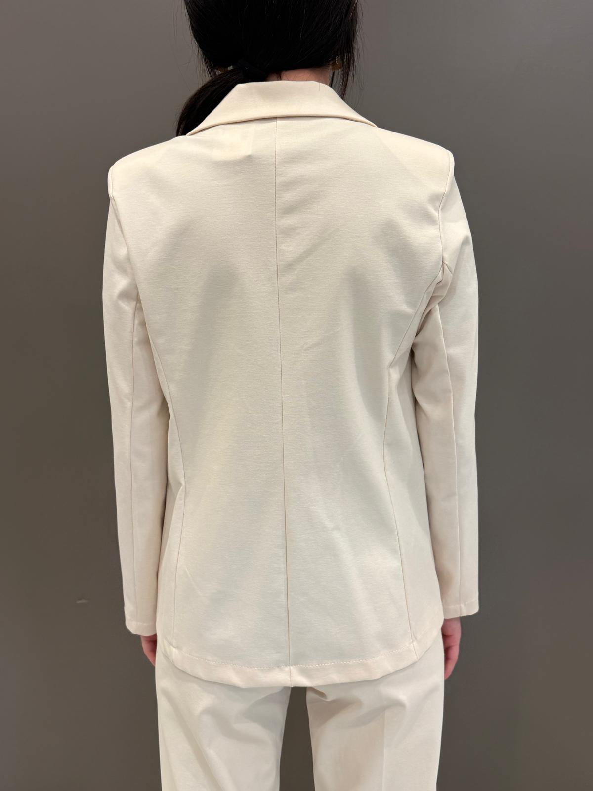 Giacca un  bottone CG20-26 BU CRISTINA GAVIOLI 