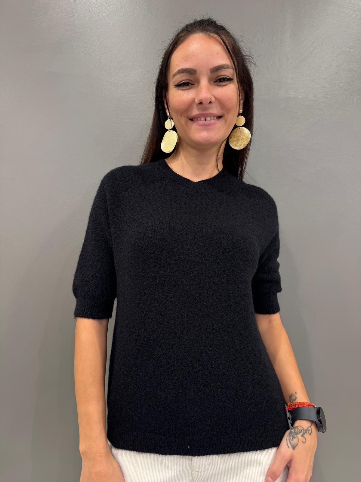 Maglia manica corta BJ036 NE REBECCA 