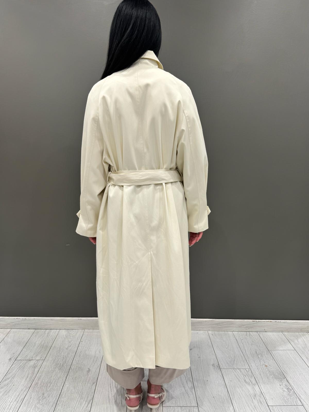 trench coat lungo YE1SC065 BU CRISTINA GAVIOLI 