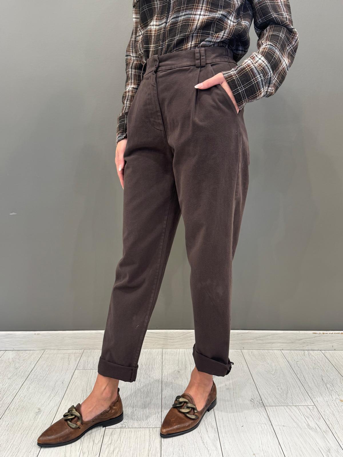 Pantalone gabardina lavata con pinces CP26-61 MO REALI 