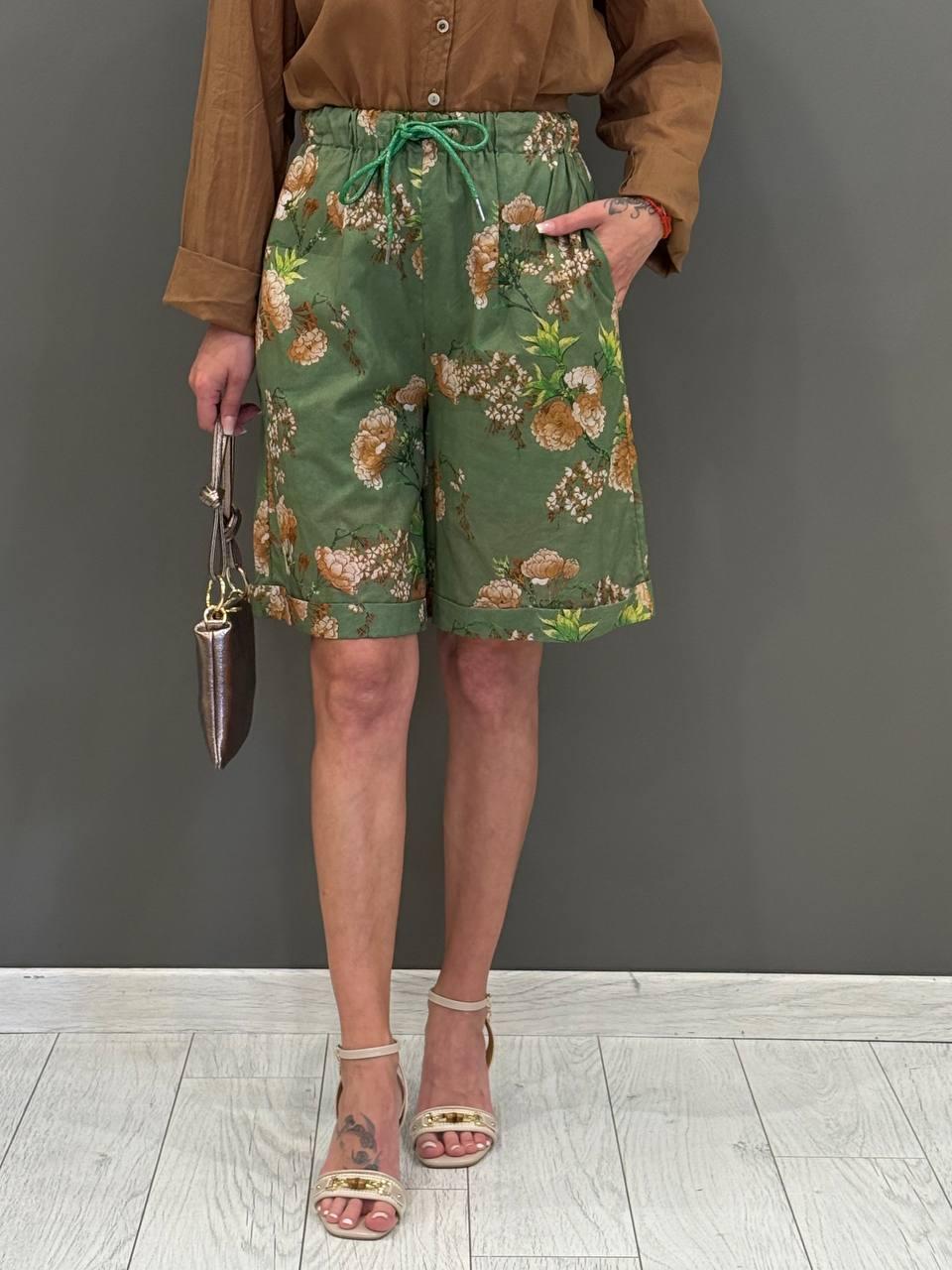 Bermuda con coulisse fantasia 25520 MIL WU'SIDE 