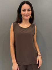 Top scollo viscosa lino CC24-380 MO REALI 