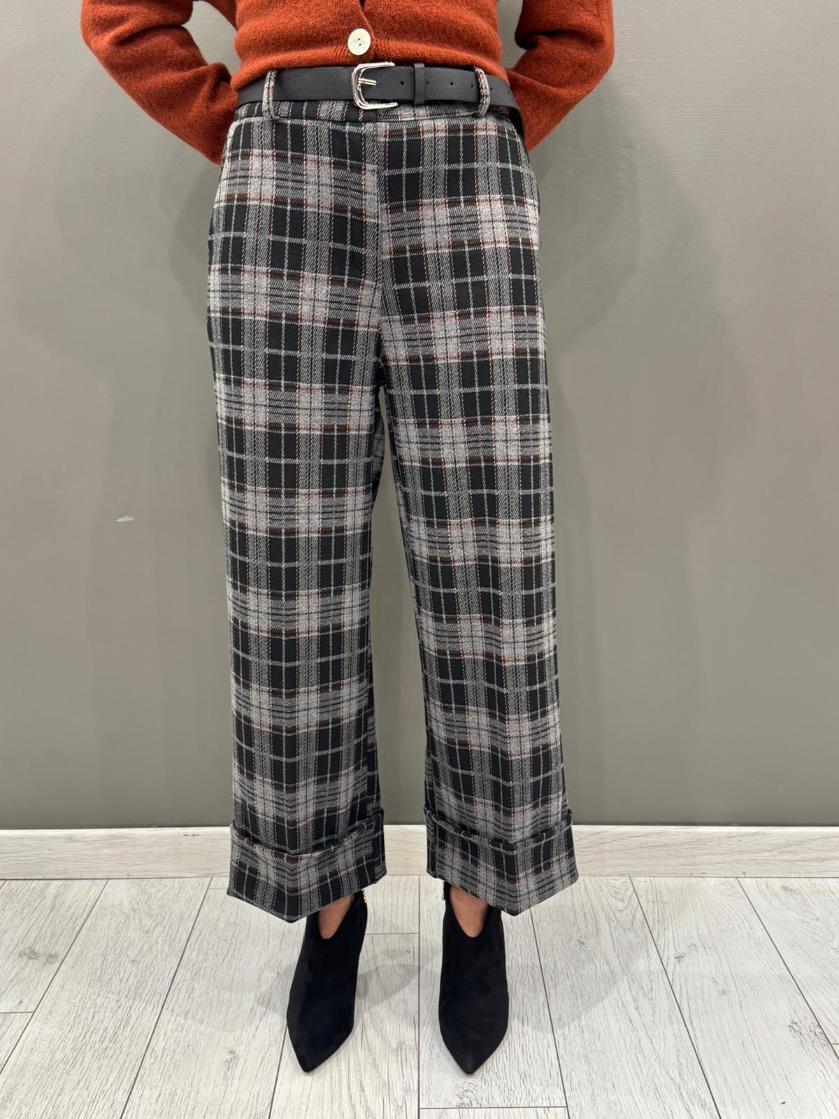 Pantalone tartan 19318THQ GR REBECCA 