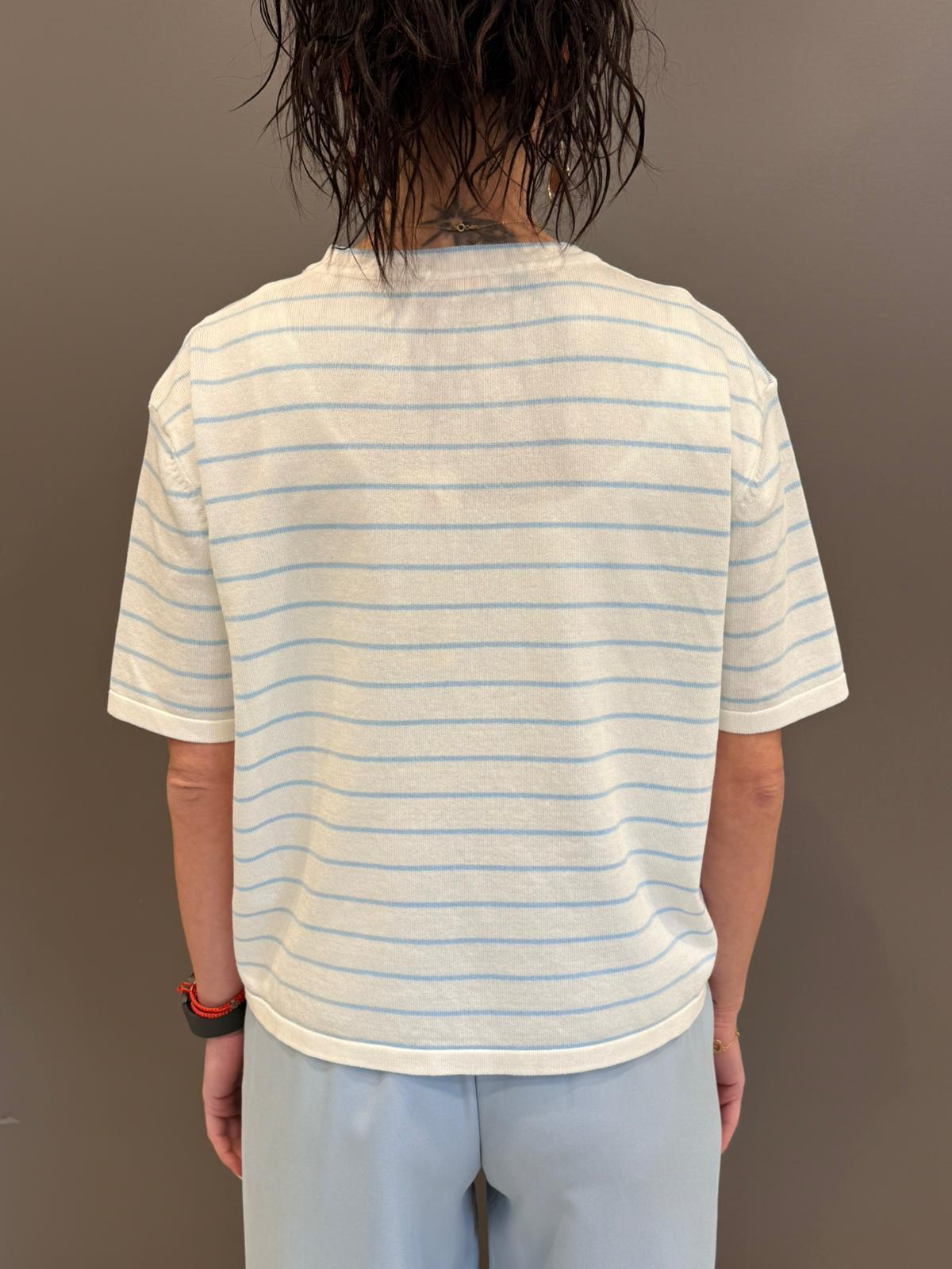 maglia mc rigata JN1324 CE REBECCA 
