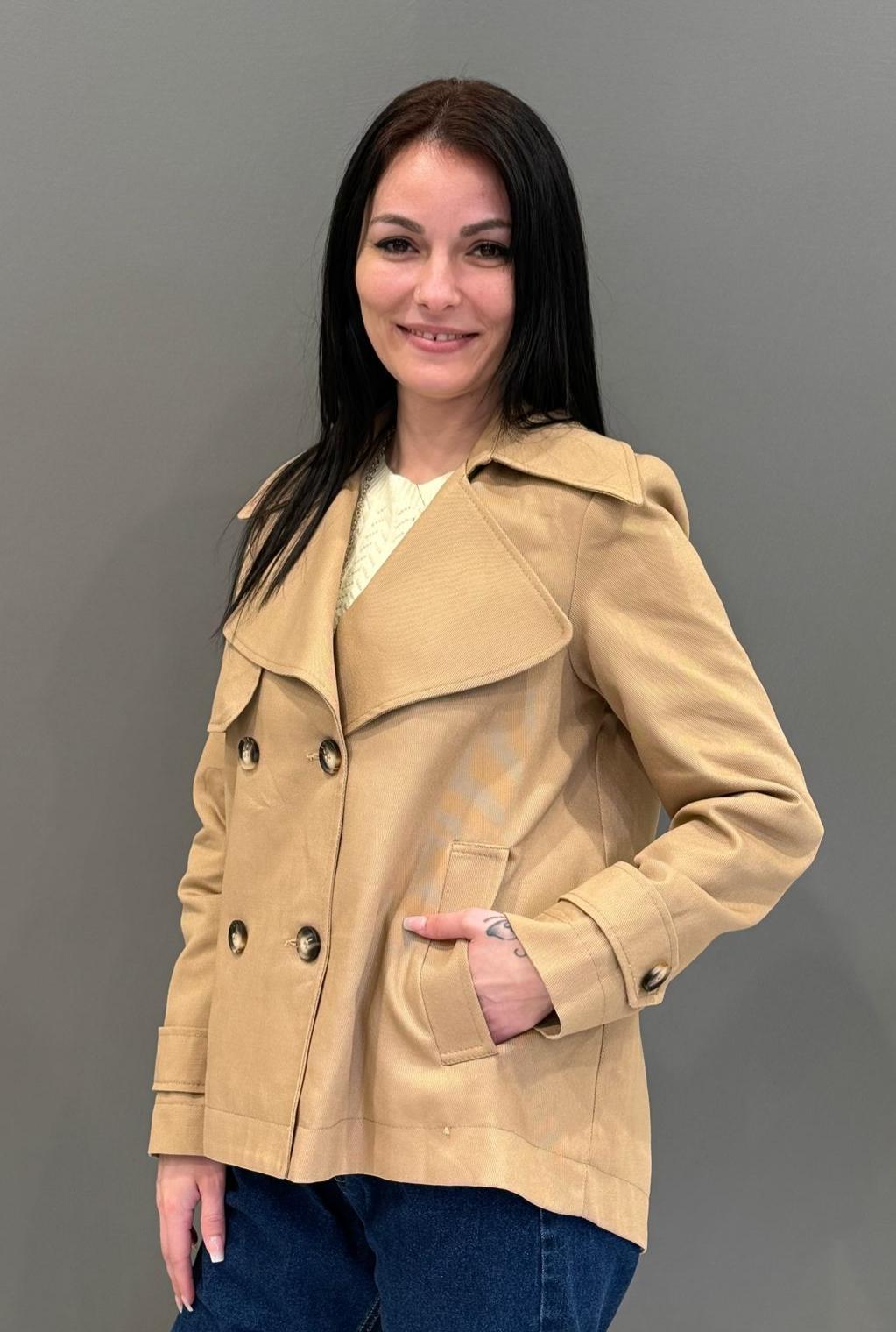 Giacca doppio petto cotone 125012 SA CRISTINA GAVIOLI 