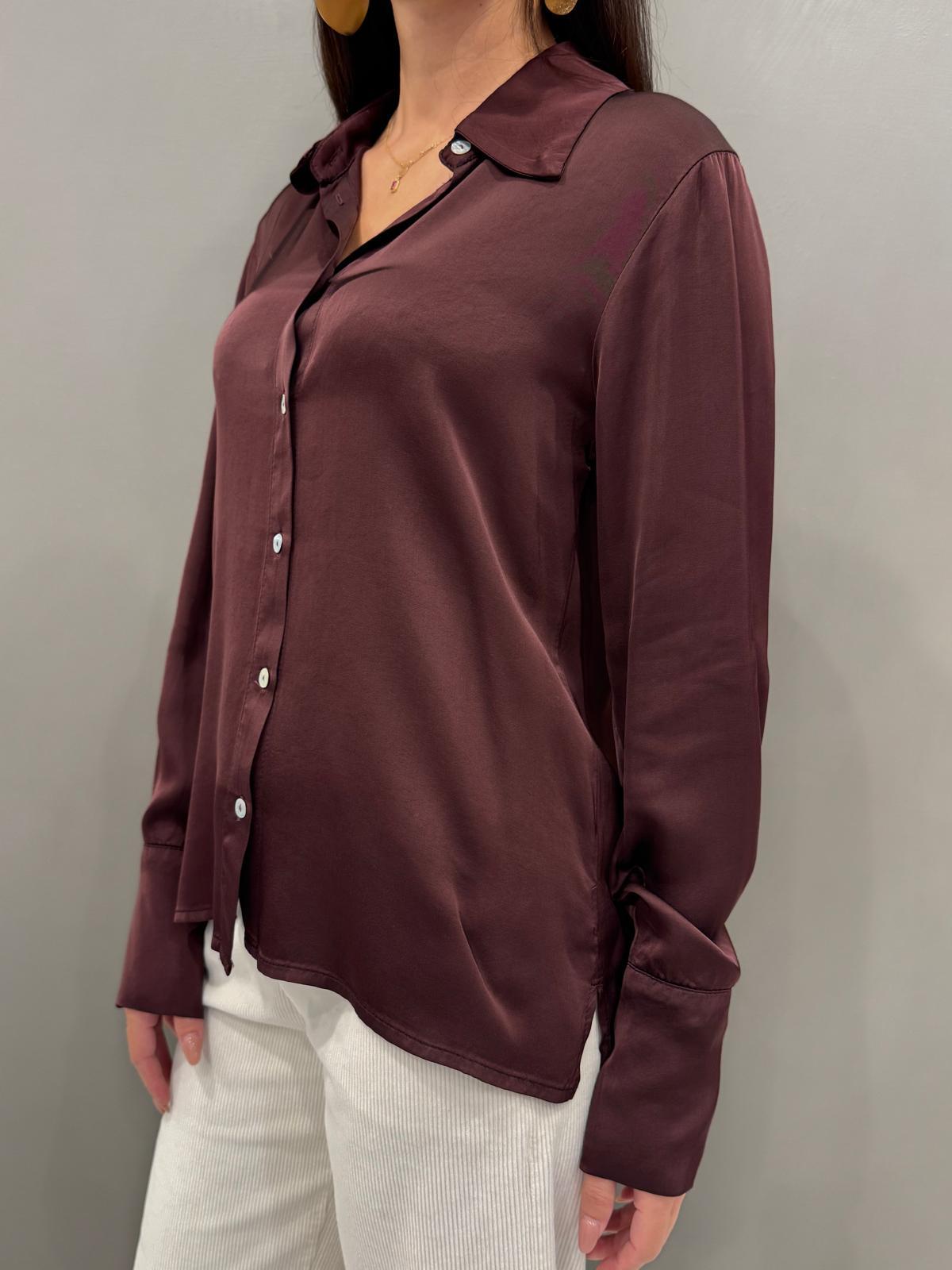 Camicia  in raso fluido FBO74C BO CRISTINA GAVIOLI 