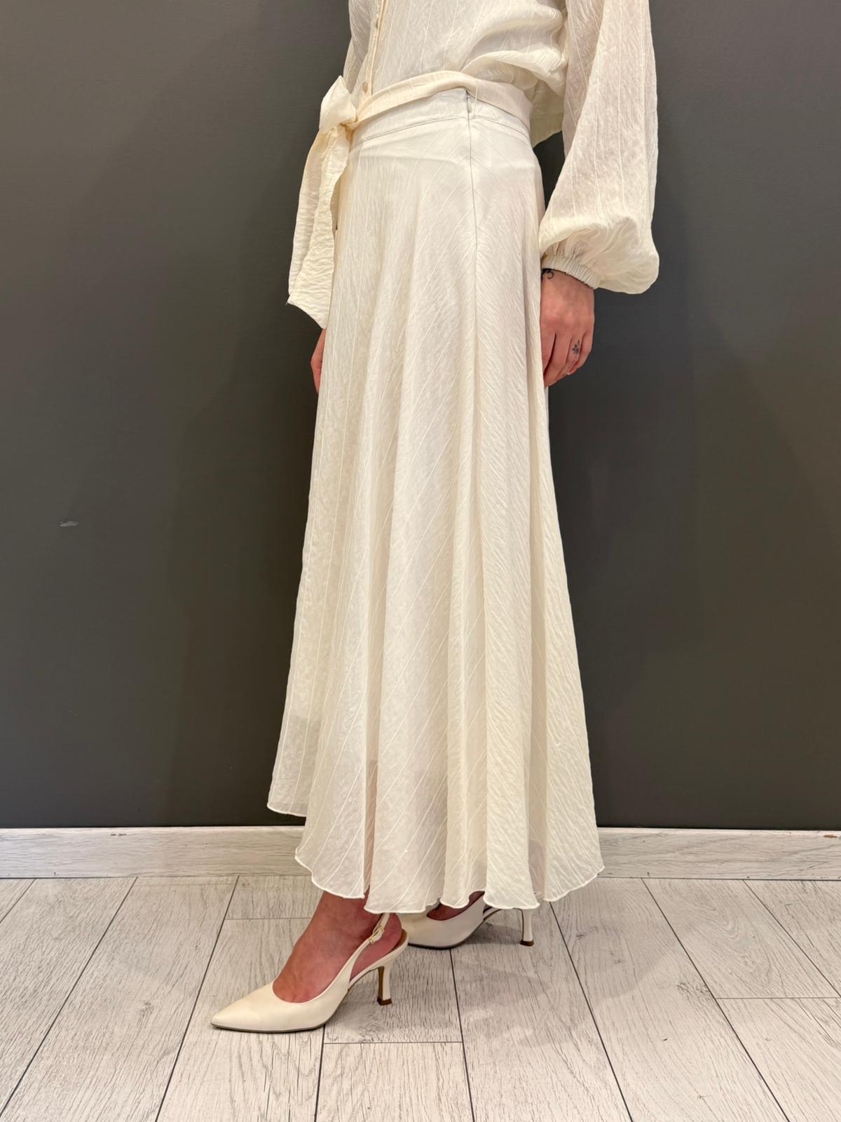 Gonna paillettes N50331 BU CRISTINA GAVIOLI 