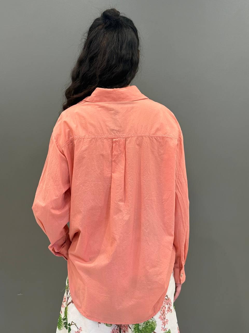 Camicia collo a uomo over tinta unita 25626 PERO WU'SIDE 