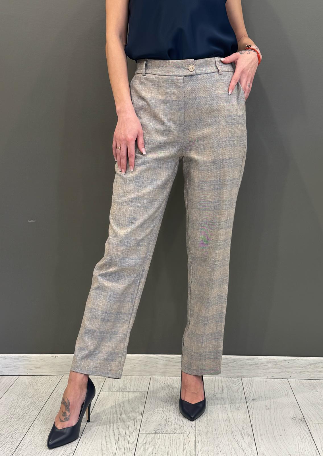 pantaloni quadri cristina gavioli CP08-24-25Q CE CRISTINA GAVIOLI 
