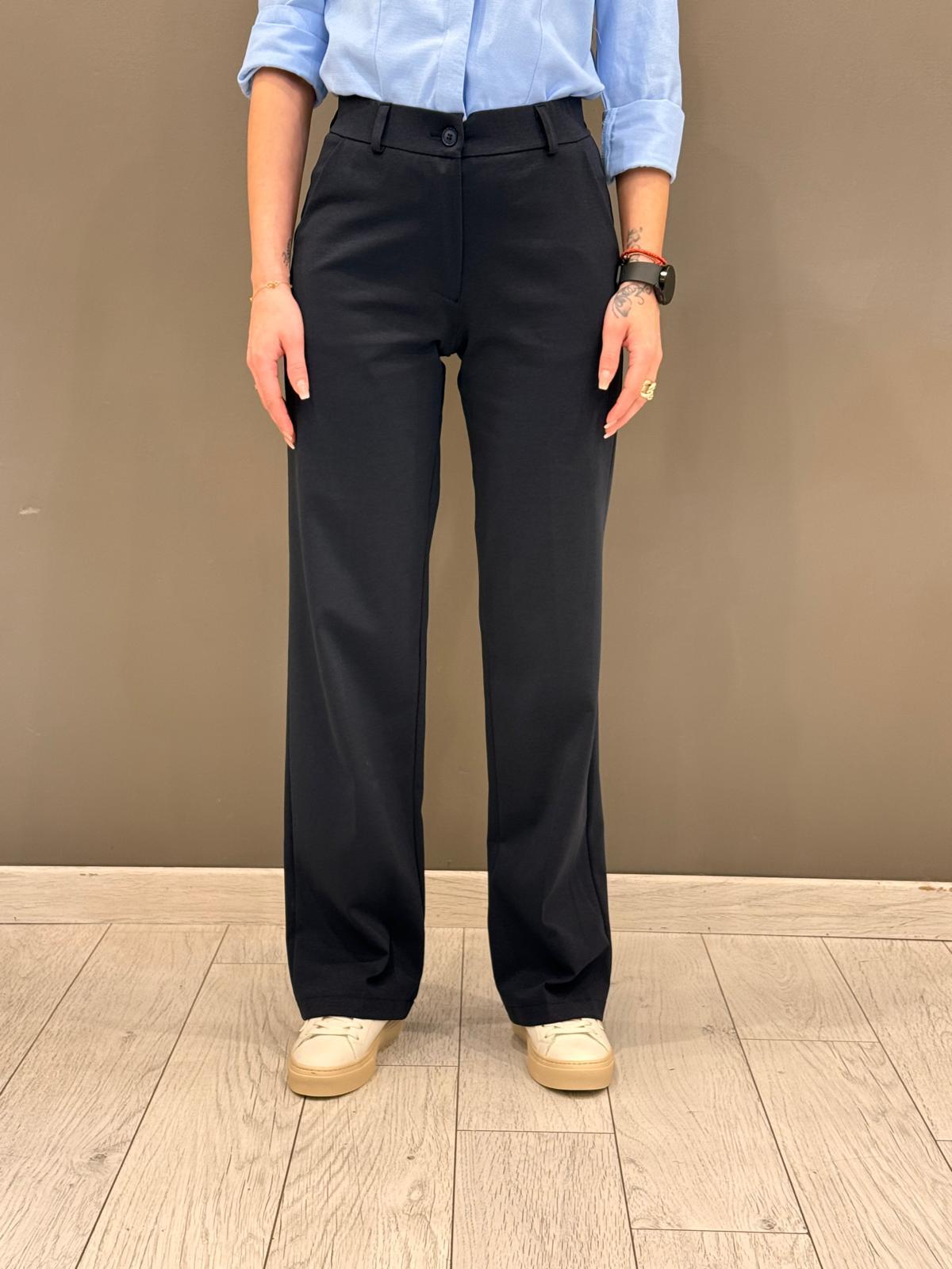 Pantaloni dritti CP126-24 BL CRISTINA GAVIOLI 