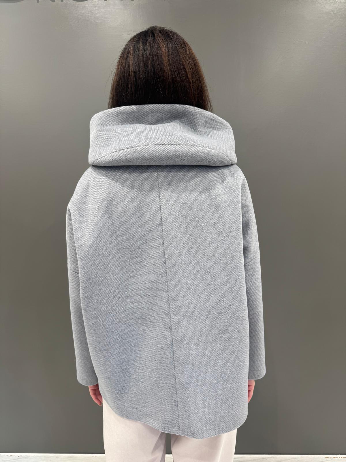 Cappottino corto collo alto e tasconi 20453 GR CRISTINA GAVIOLI 