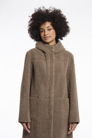 Cappotto teddy reversibile con cappuccio ALINA TO REALI 