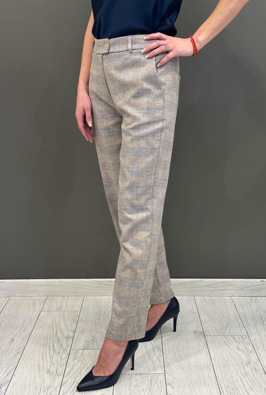 pantaloni quadri cristina gavioli CP08-24-25Q CE CRISTINA GAVIOLI 